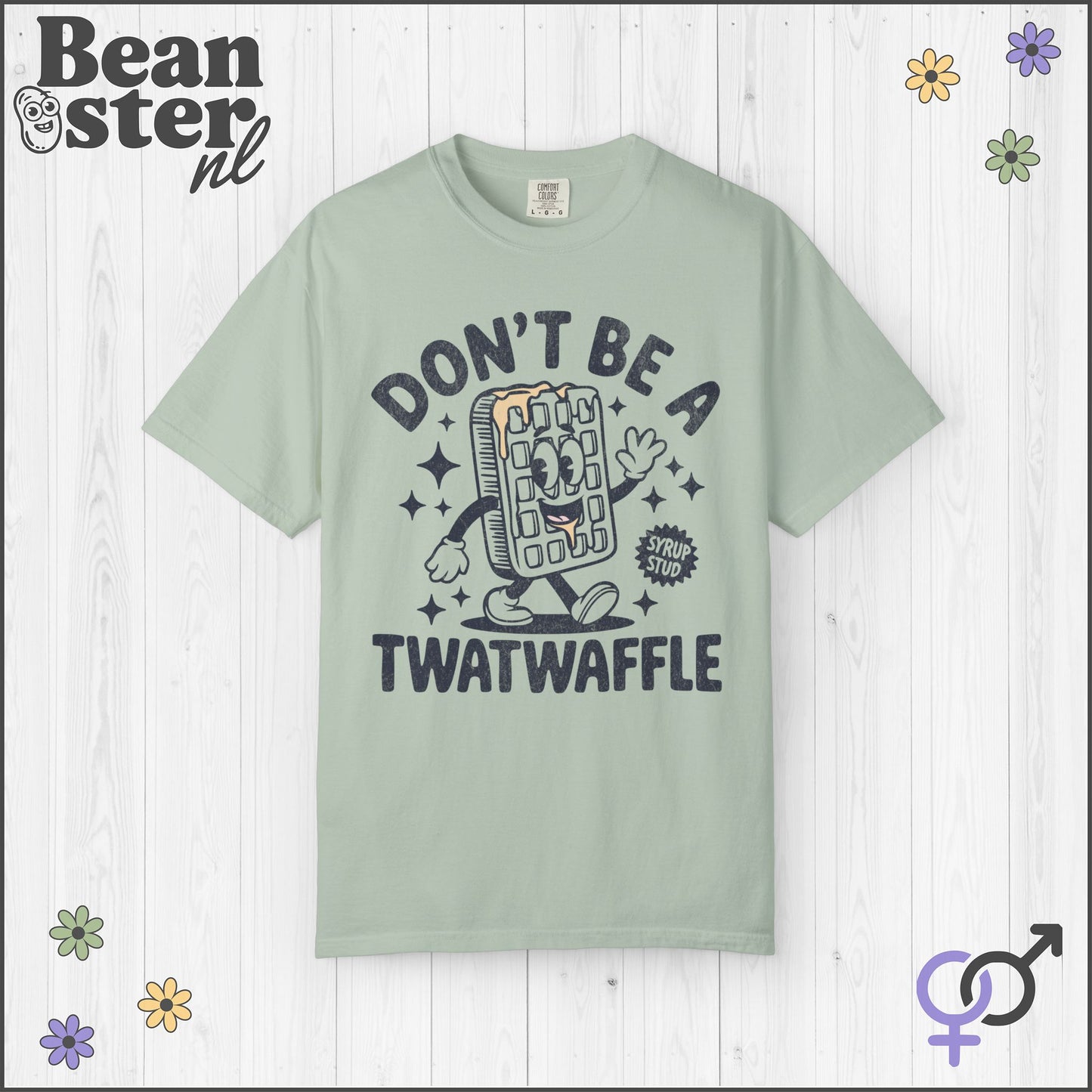Don't Be a Twatwaffle Shirt – Funny Waffle Mascot Tee