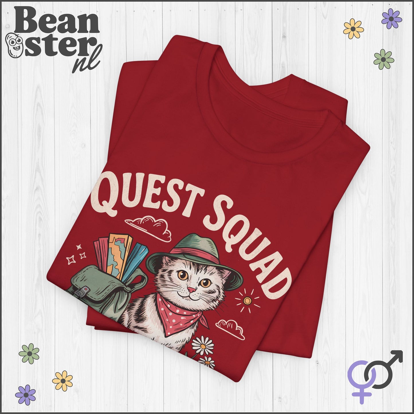 Quest Squad Broccoli Cat T-Shirt