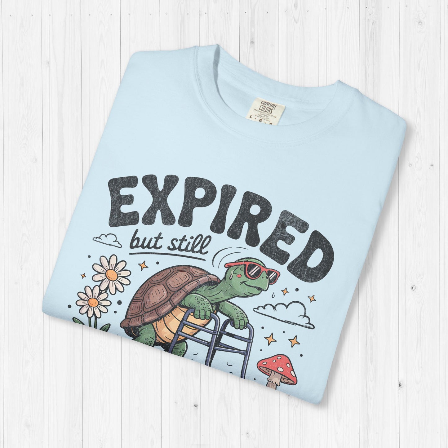 Expired but Still Desired Funny Frog Retirement Tee