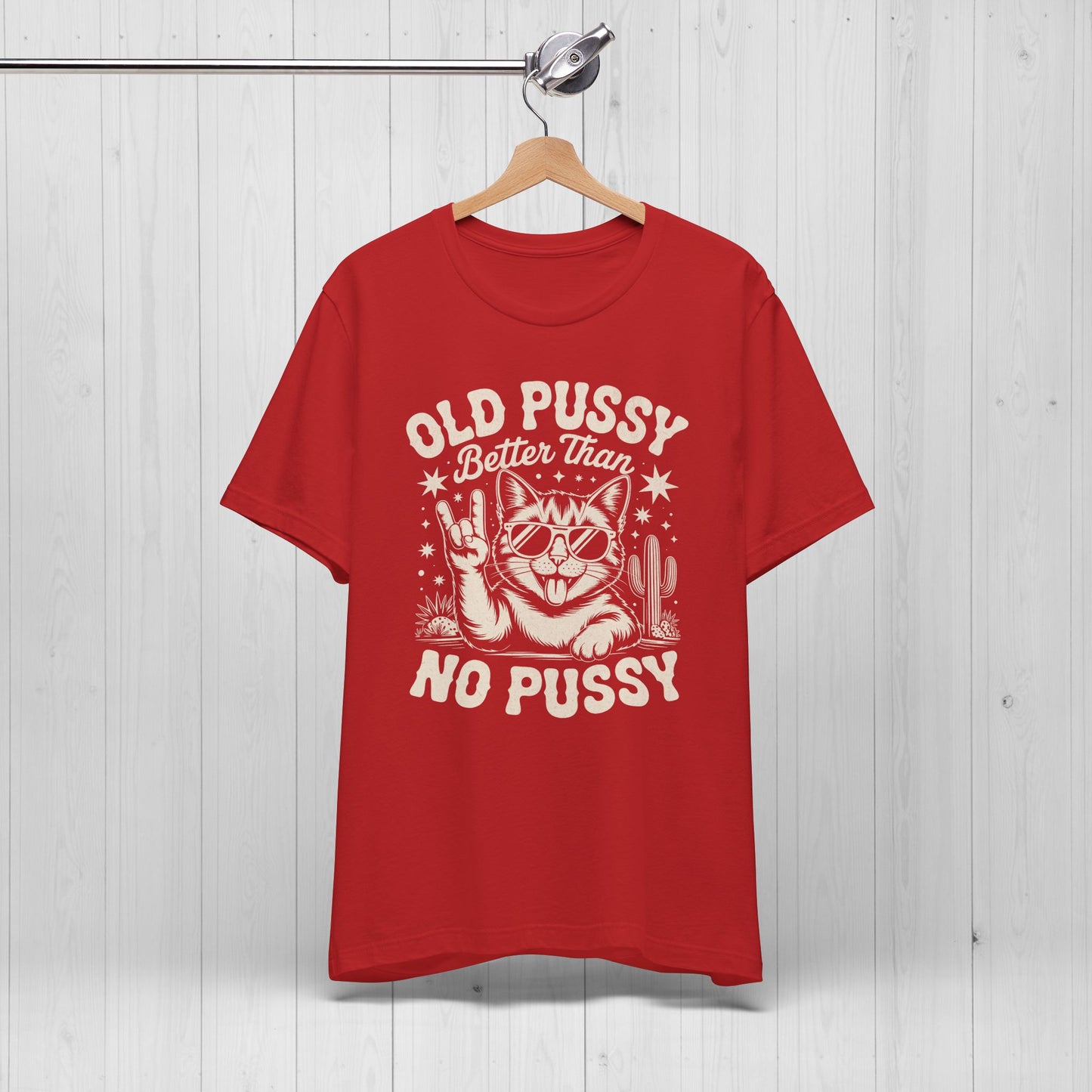 Old Pussy Cat Shirt – Funny Vintage Oversized Tee