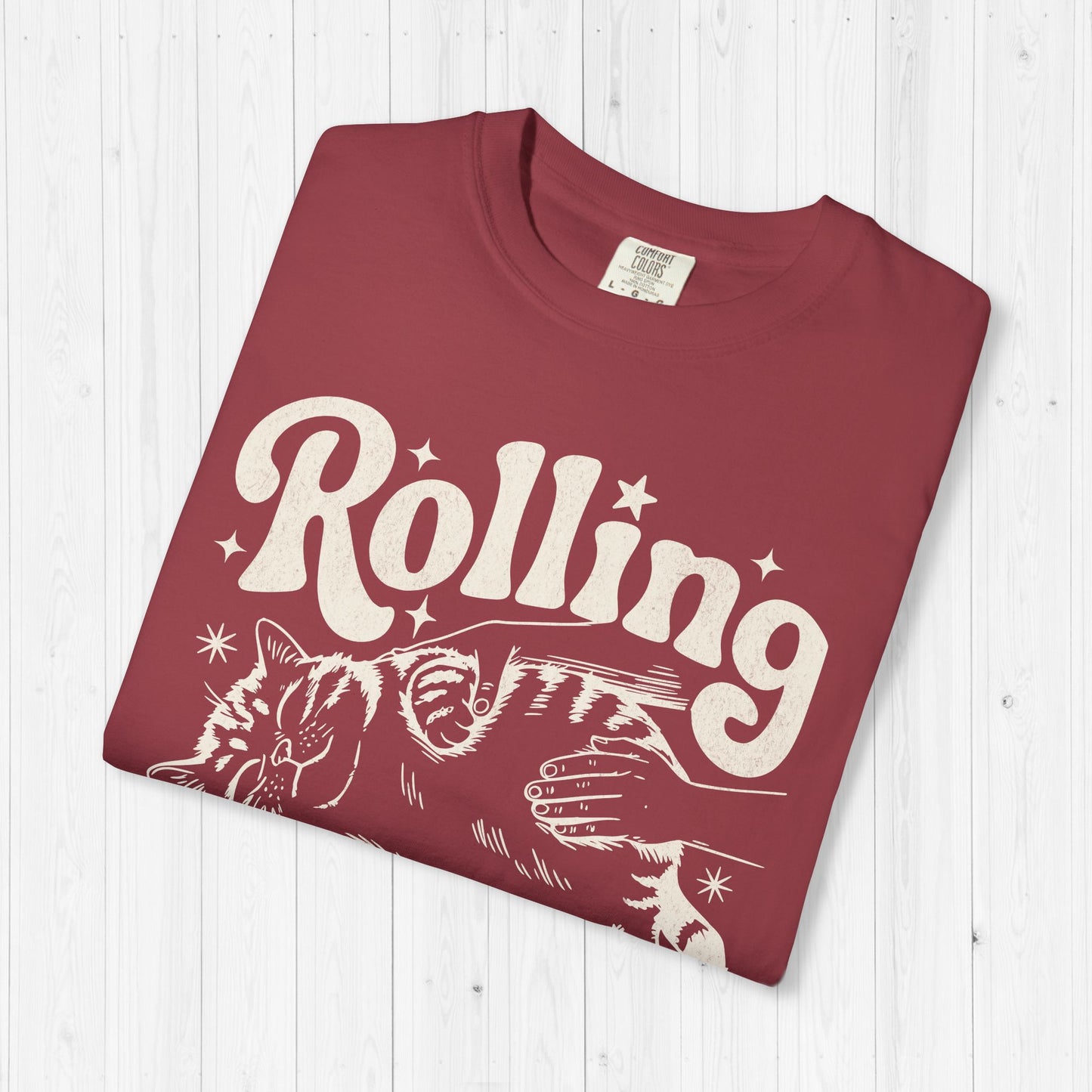 Rolling Fatties Cat Shirt Funny Cannabis Tee