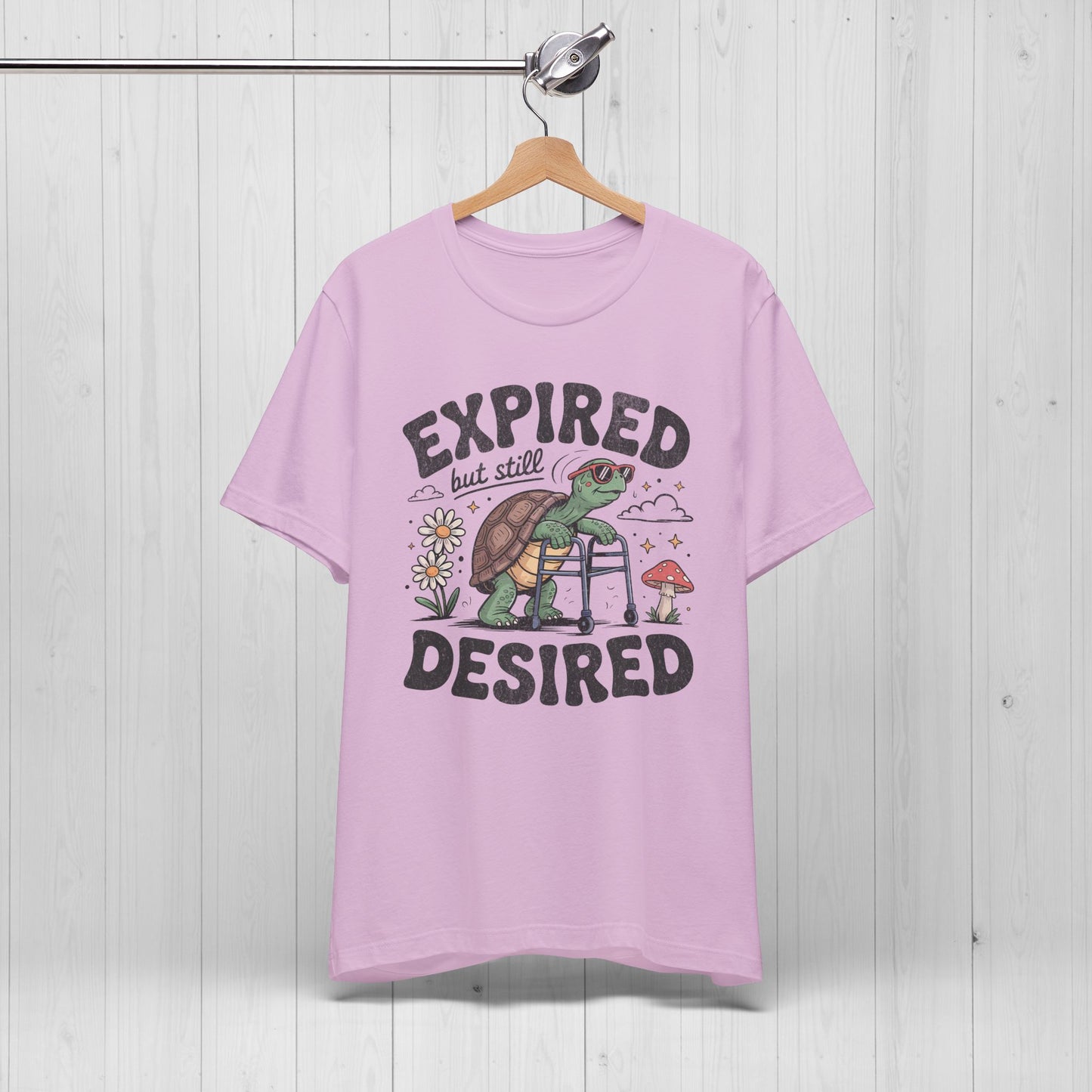 Expired but Still Desired Frog Tee – Funny Retirement Gift