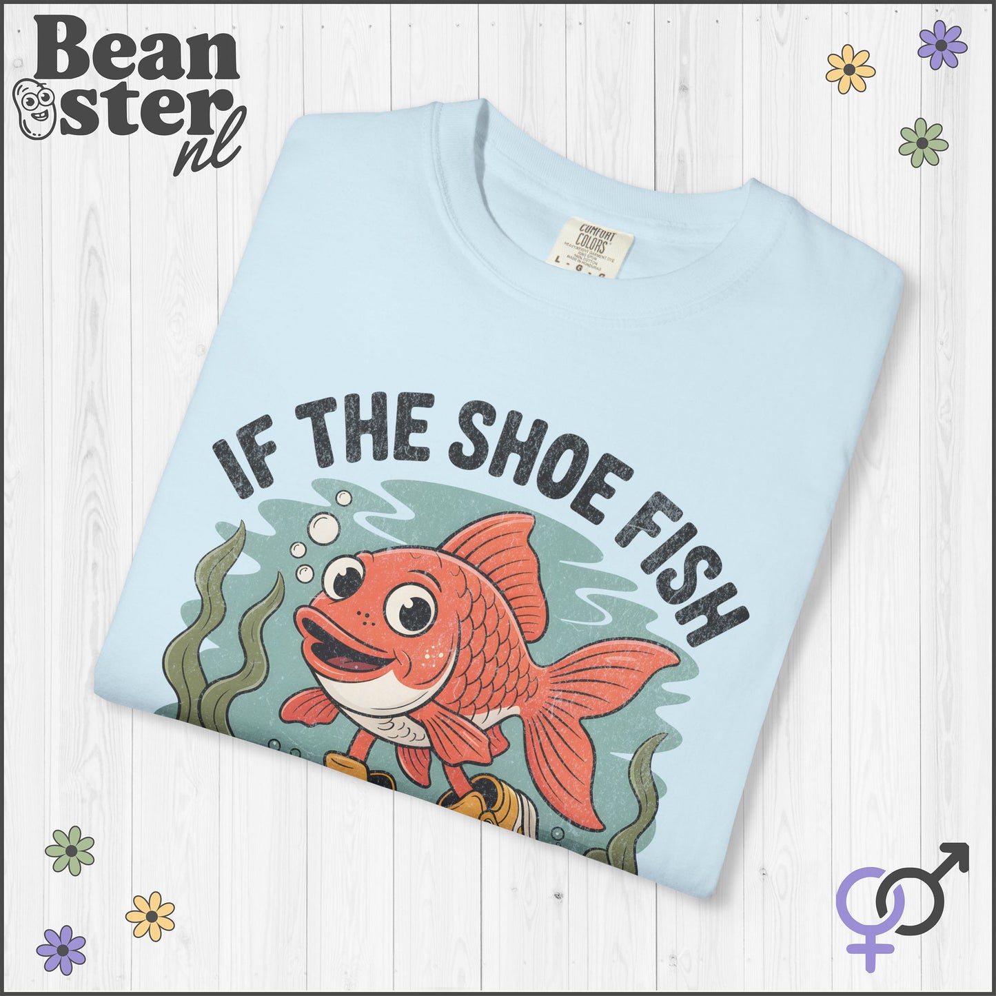 If The Shoe Fish Shirt – Funny Retro Graphic Tee