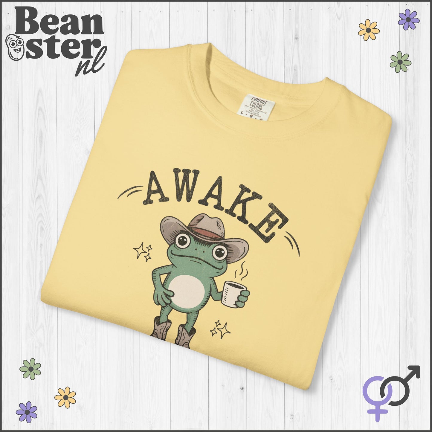 Always Tired Frog Meme T-Shirt – Funny Lazy Mood Tee