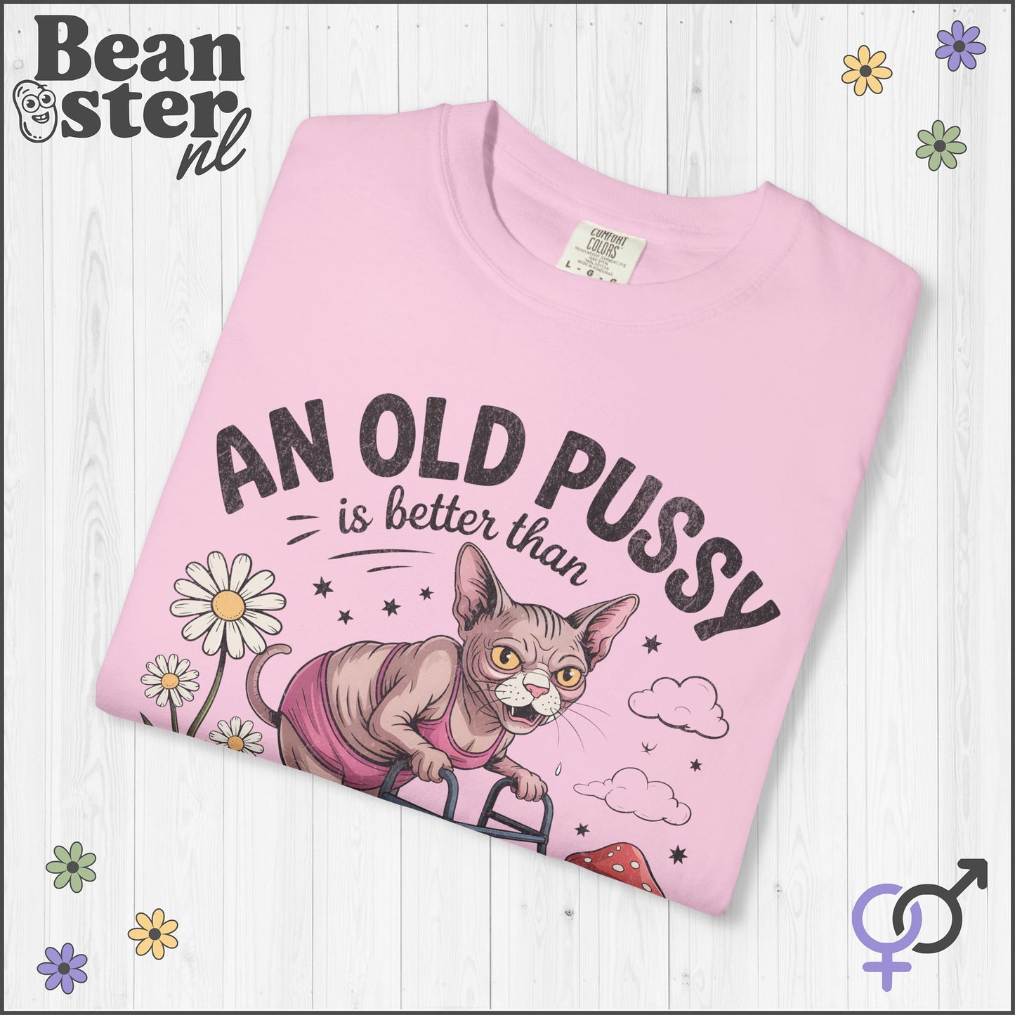 Old Pussy Better Than No Pussy Shirt – Funny Cat Tee