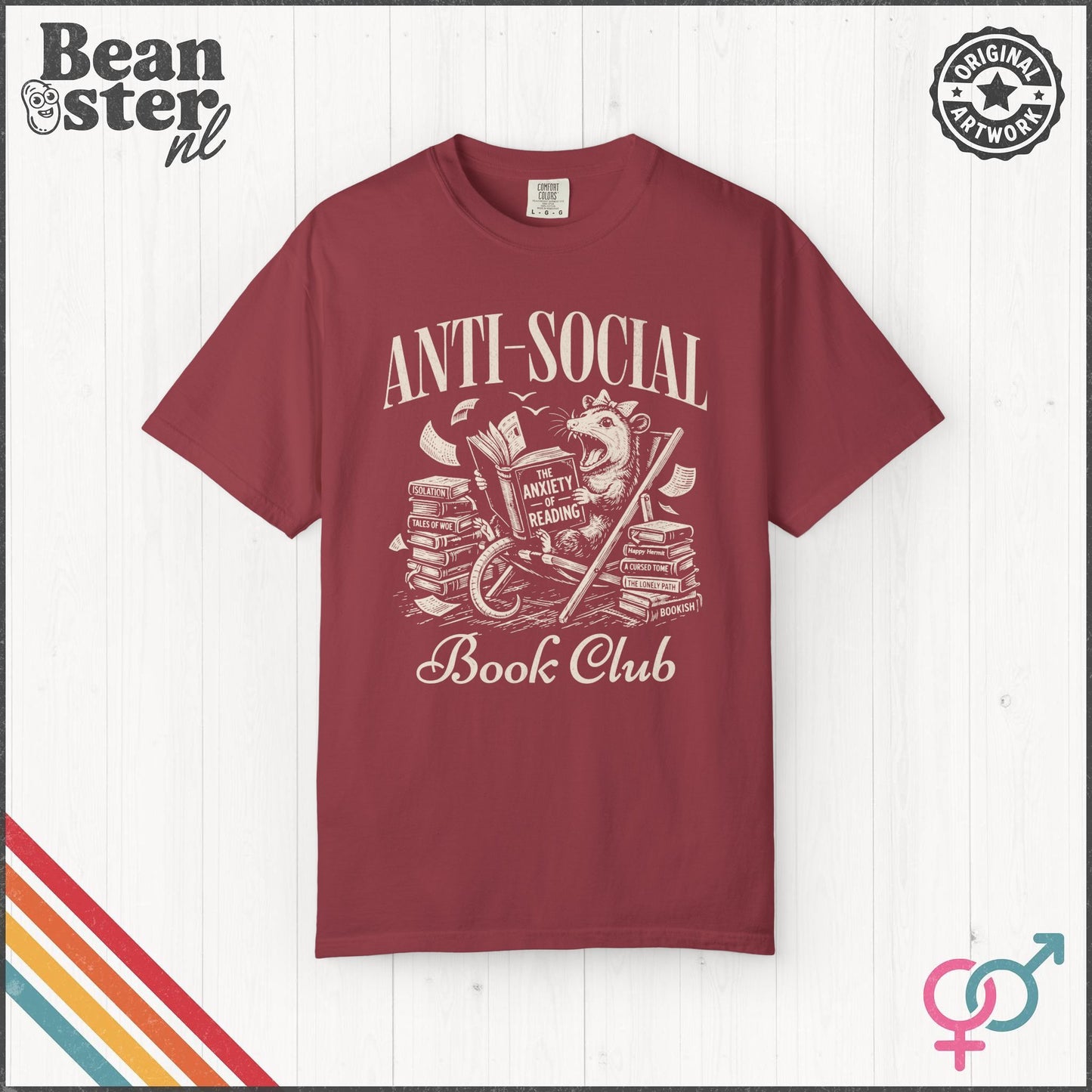 Anti Social Book Club T-Shirt for Book Lovers Shirt