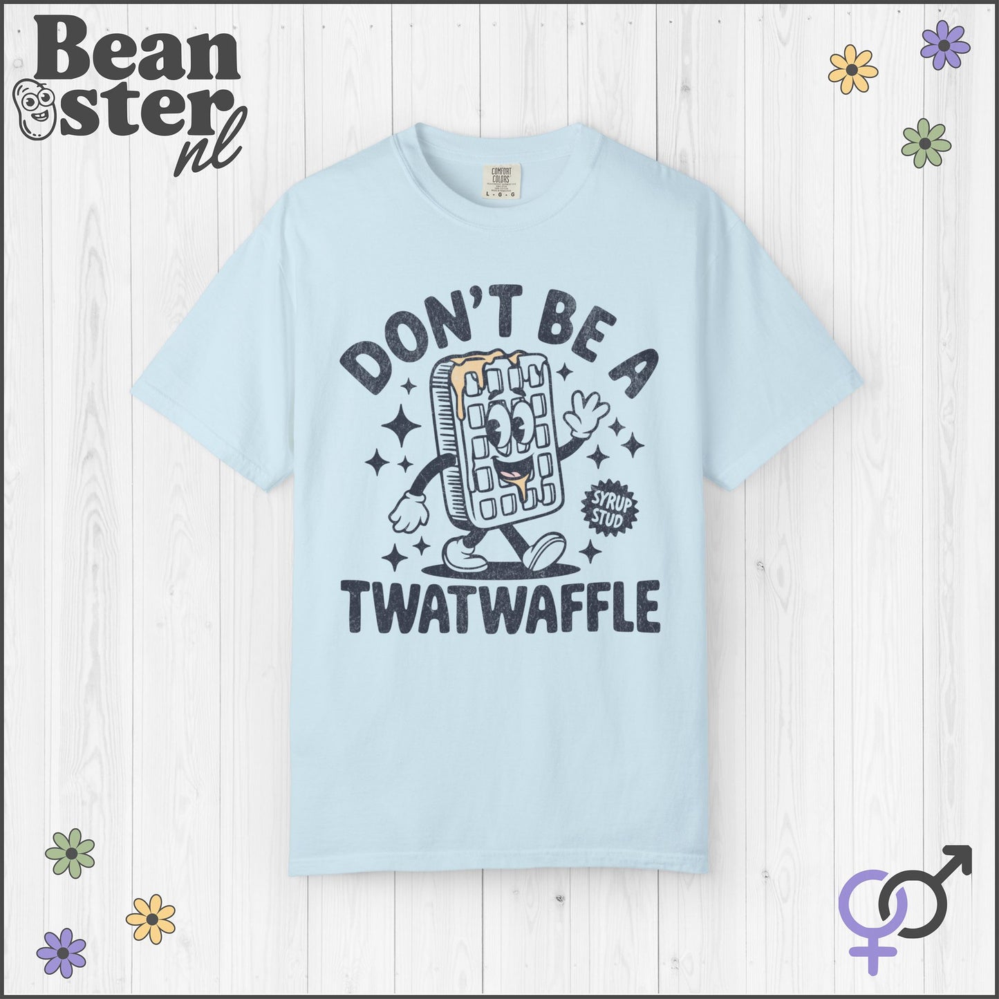 Don't Be a Twatwaffle Shirt – Funny Waffle Mascot Tee