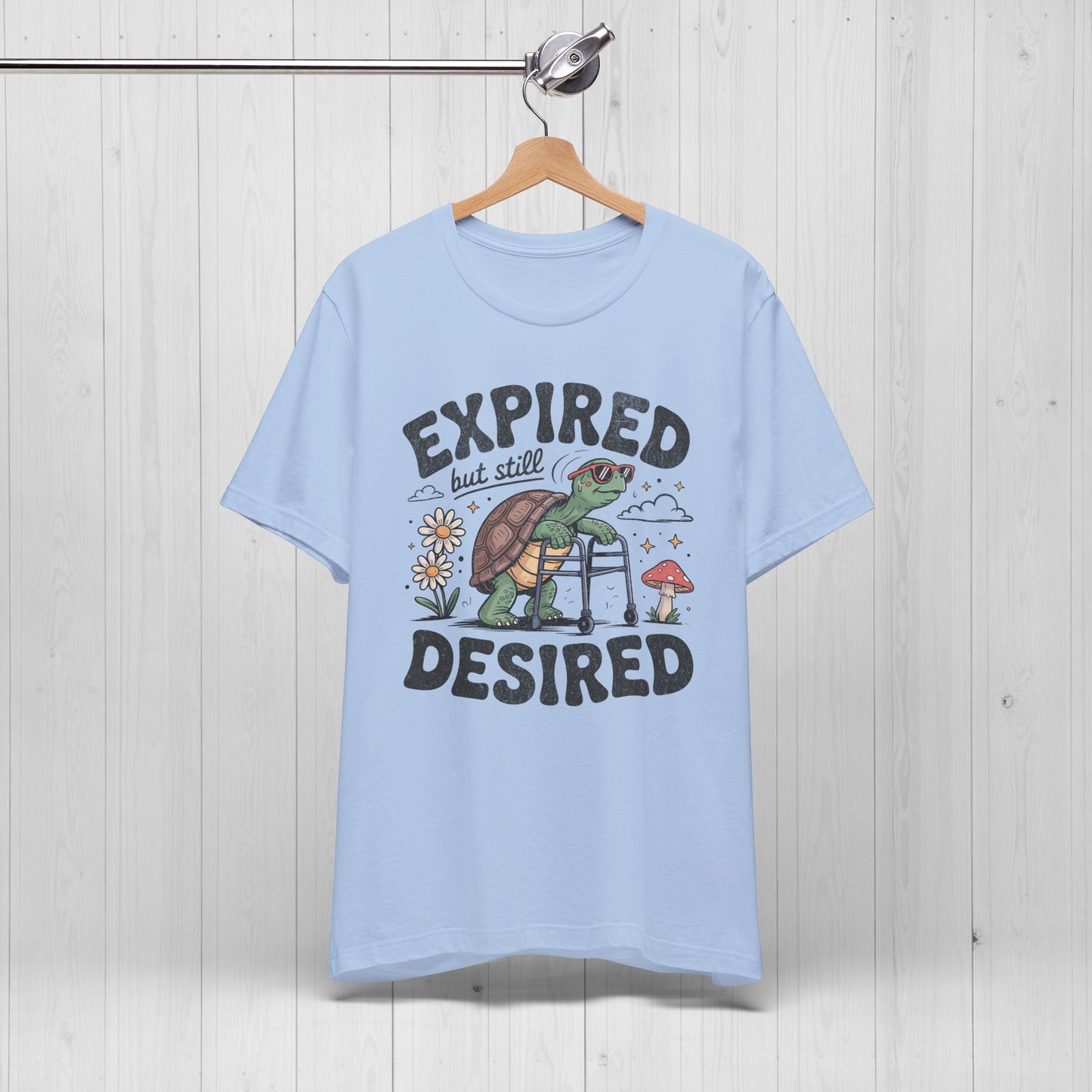 Expired but Still Desired Frog Tee – Funny Retirement Gift