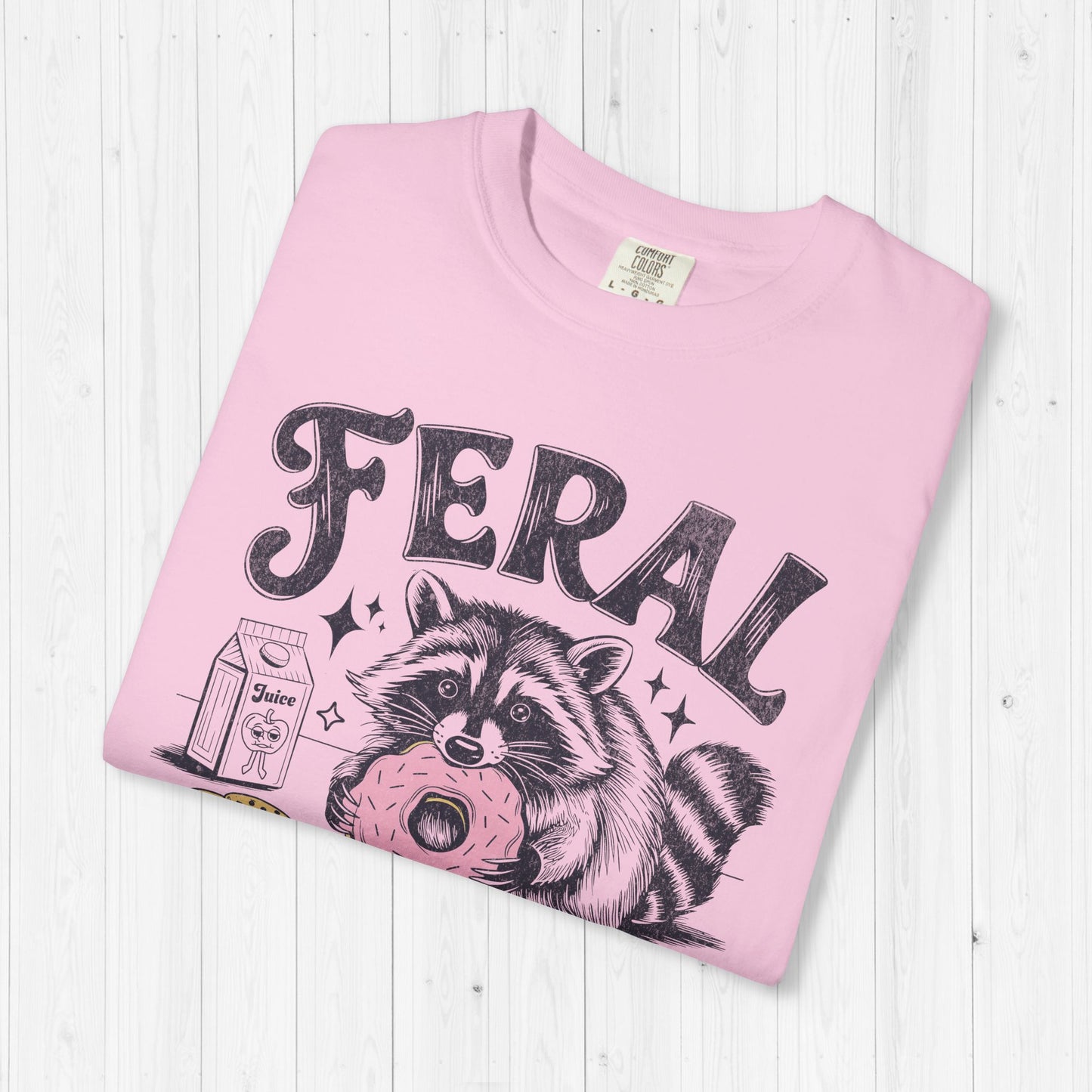 Feral Like My Blood Sugar Shirt – Funny Raccoon Diabetic Tee