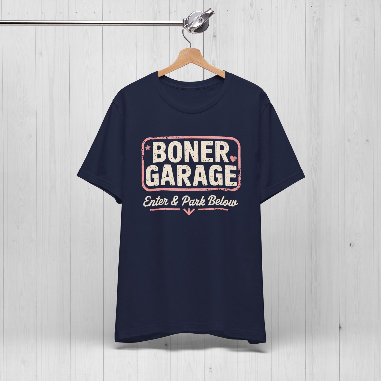 Boner Garage T-Shirt – Funny, Edgy, NSFW Meme Tee