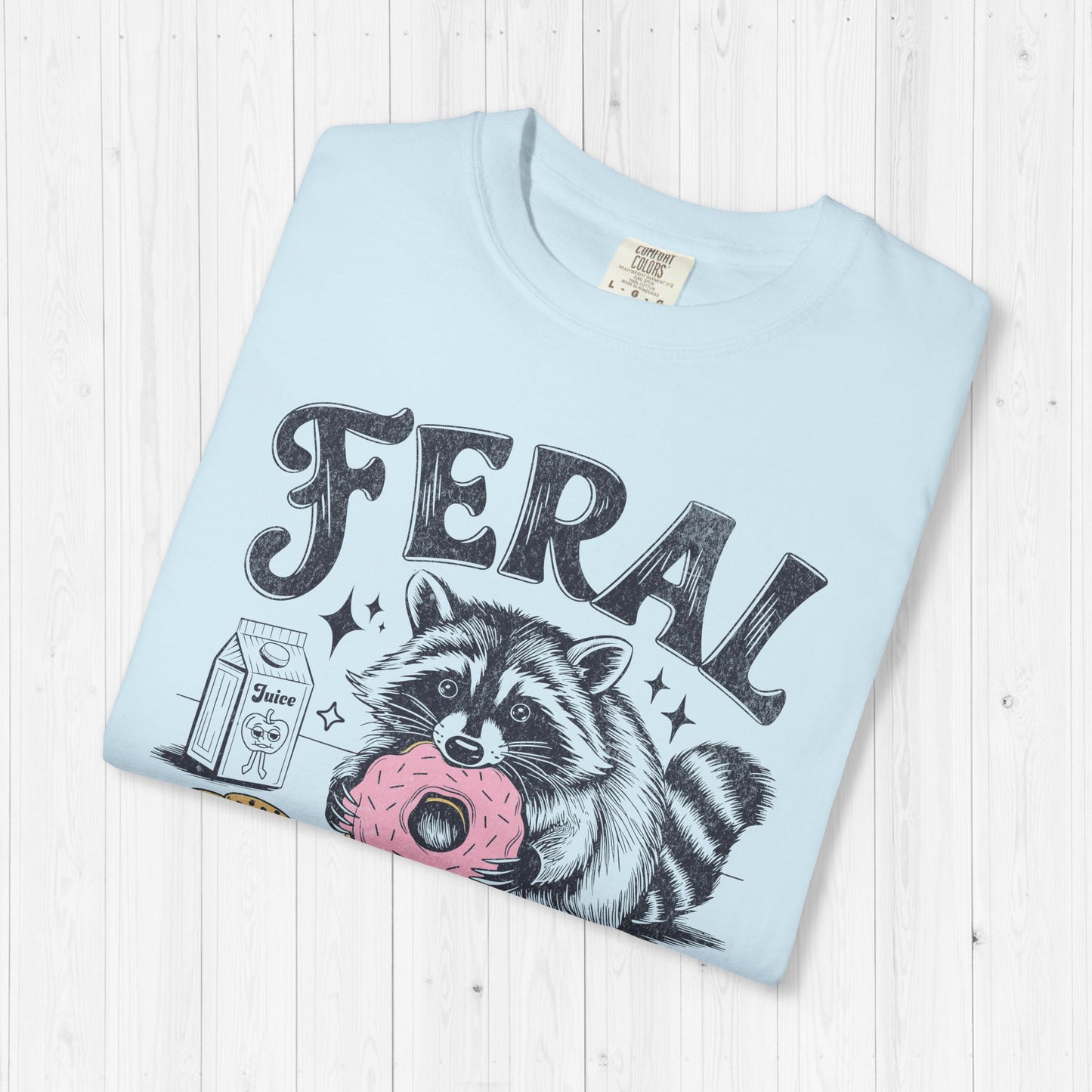 Feral Like My Blood Sugar Shirt – Funny Raccoon Diabetic Tee