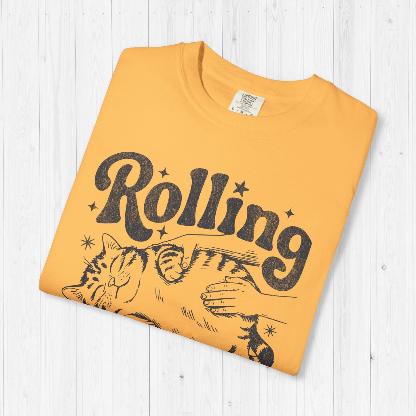 Rolling Fatties Cat Shirt Funny Cannabis Tee