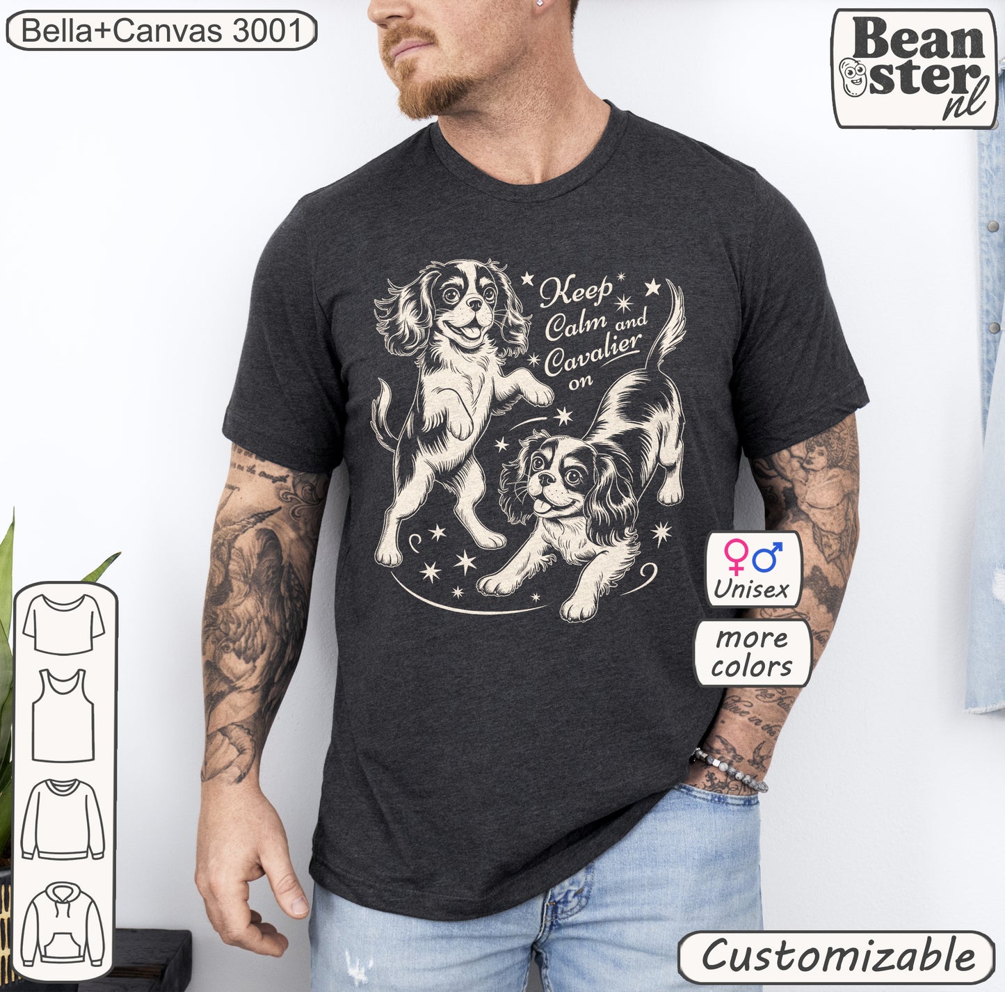 Cavalier King Charles Spaniel Tee – Cute Custom Dog Shirt