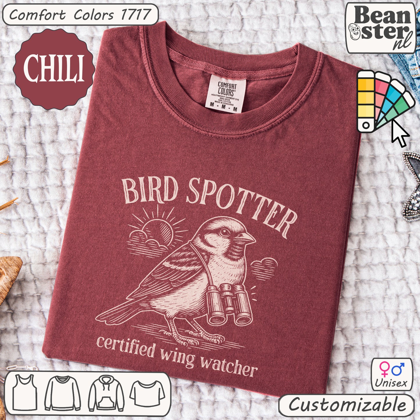 Bird Spotter T-Shirt for Birdwatchers & Nature Fans