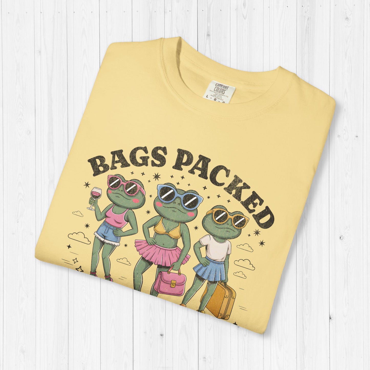Bags Packed Flaps Waxed Shirt 🎒🐸