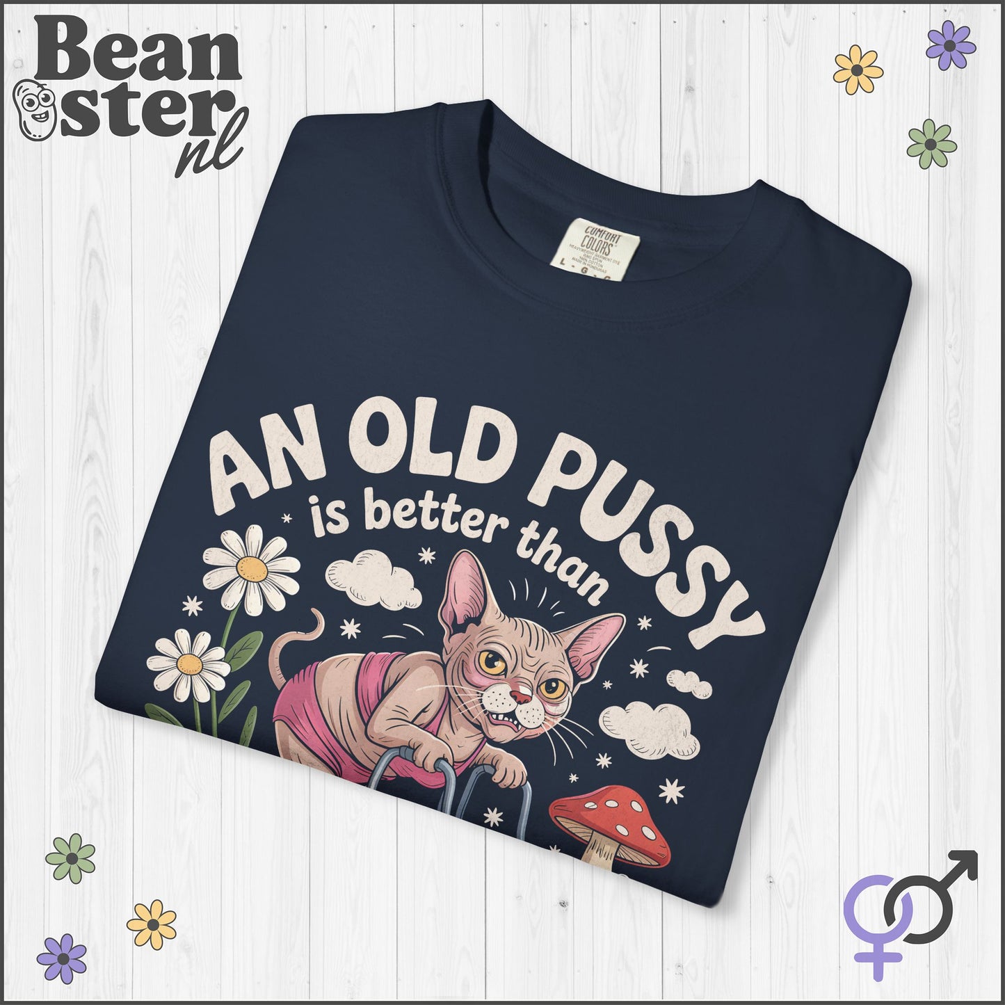 Old Pussy Better Than No Pussy Shirt – Funny Cat Tee