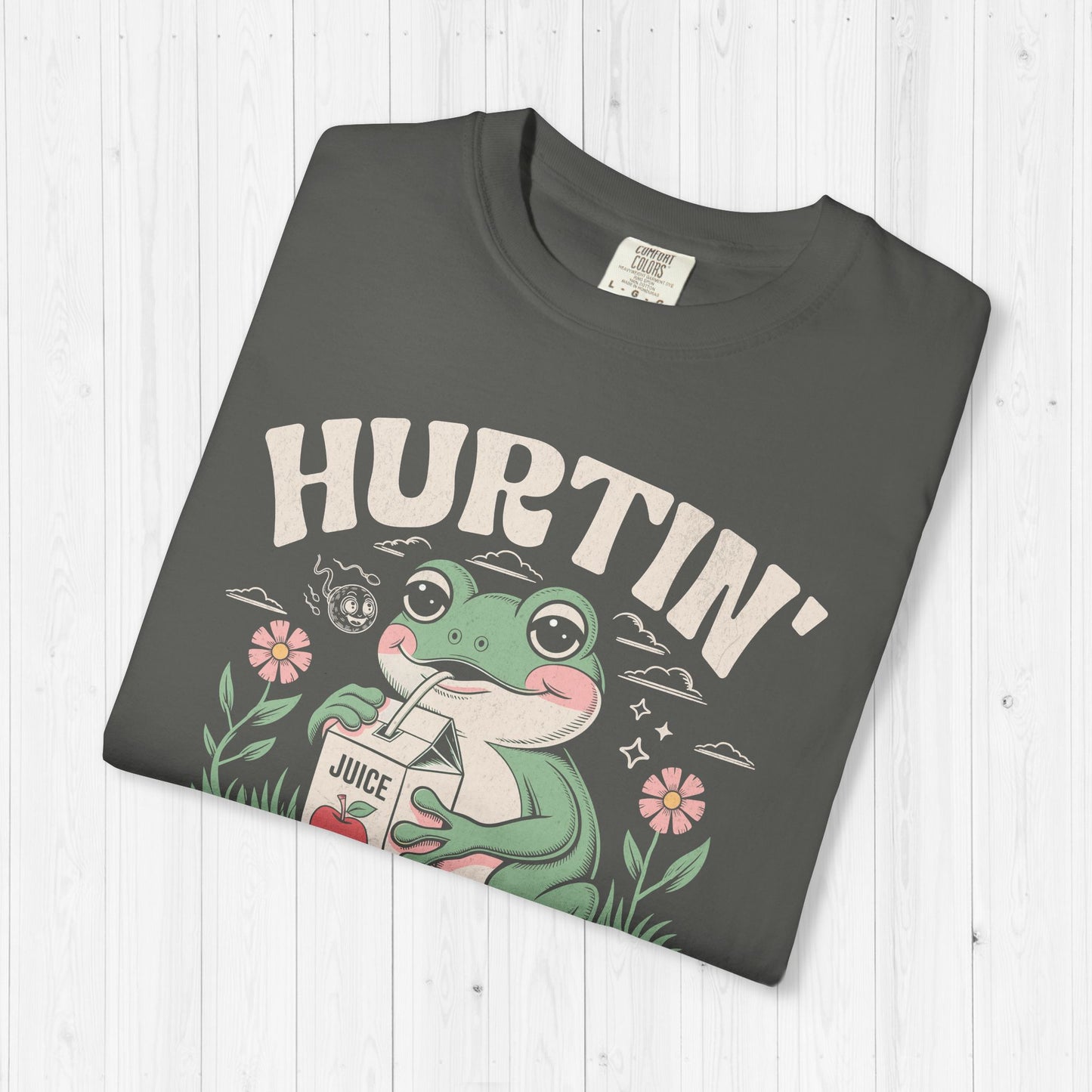 Hurtin' For A Squirtin' Funny Frog T-Shirt | Edgy Meme Tee Gift