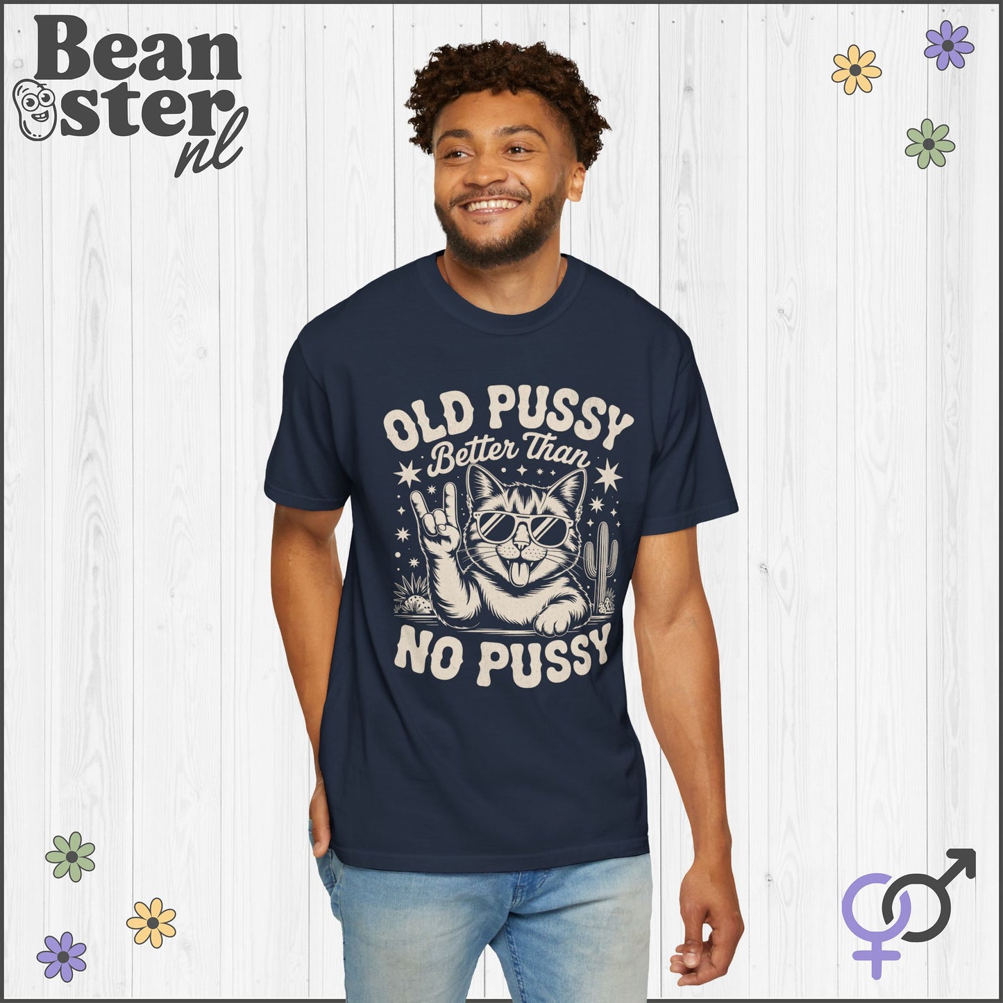 Old Pussy Better Than No Pussy Tee – Funny Weird Cat Shirt