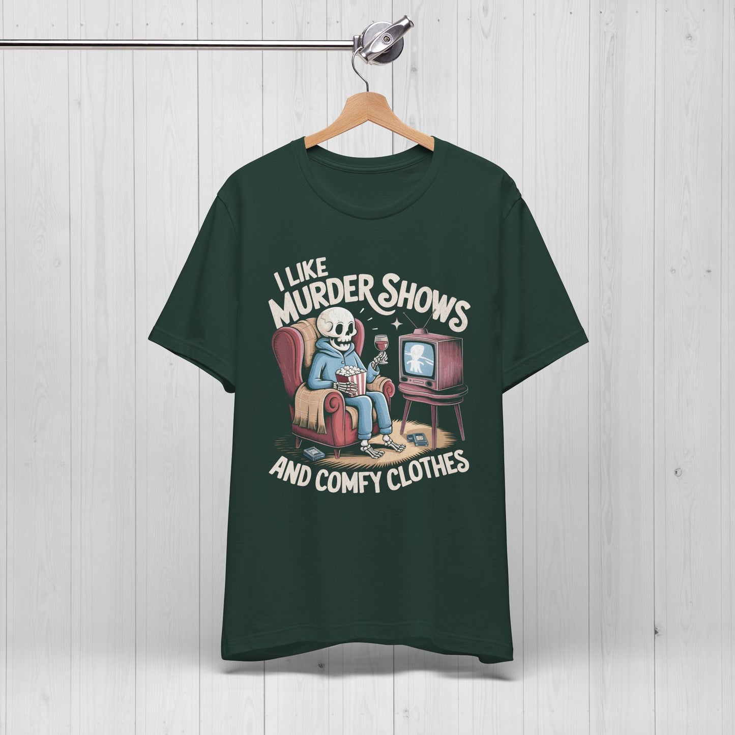 Murder Shows & Comfy Clothes Retro Shirt