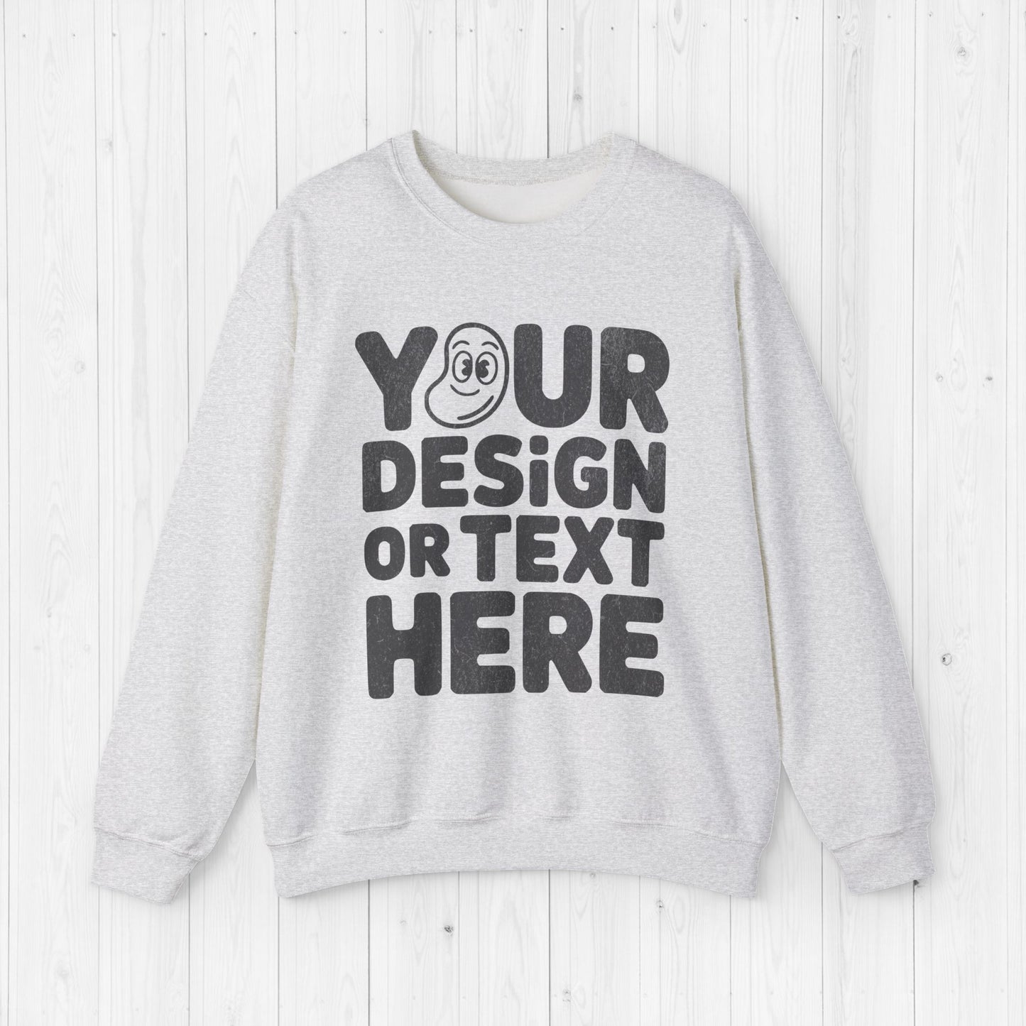 Custom Unisex Sweatshirt – Personalized Sweater 18000