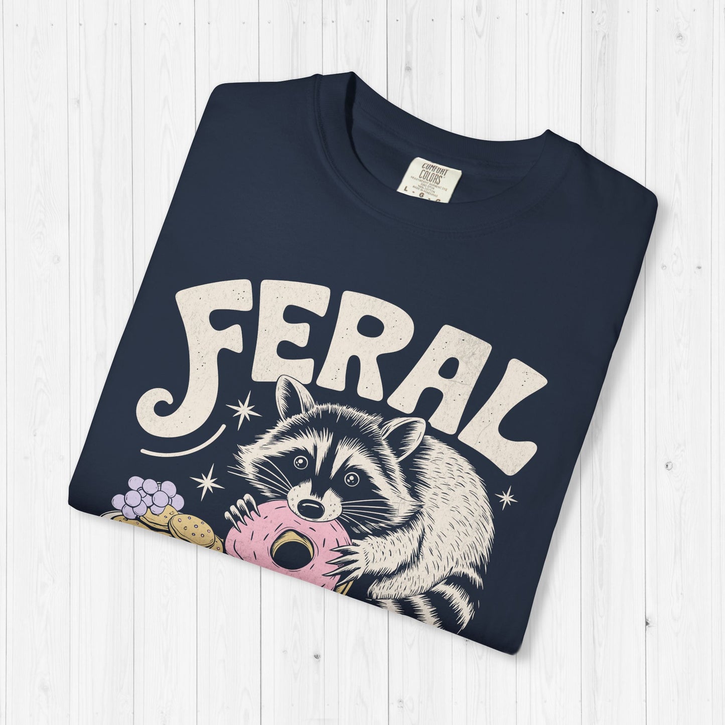 Feral Like My Blood Sugar Shirt – Funny Raccoon Diabetic Tee
