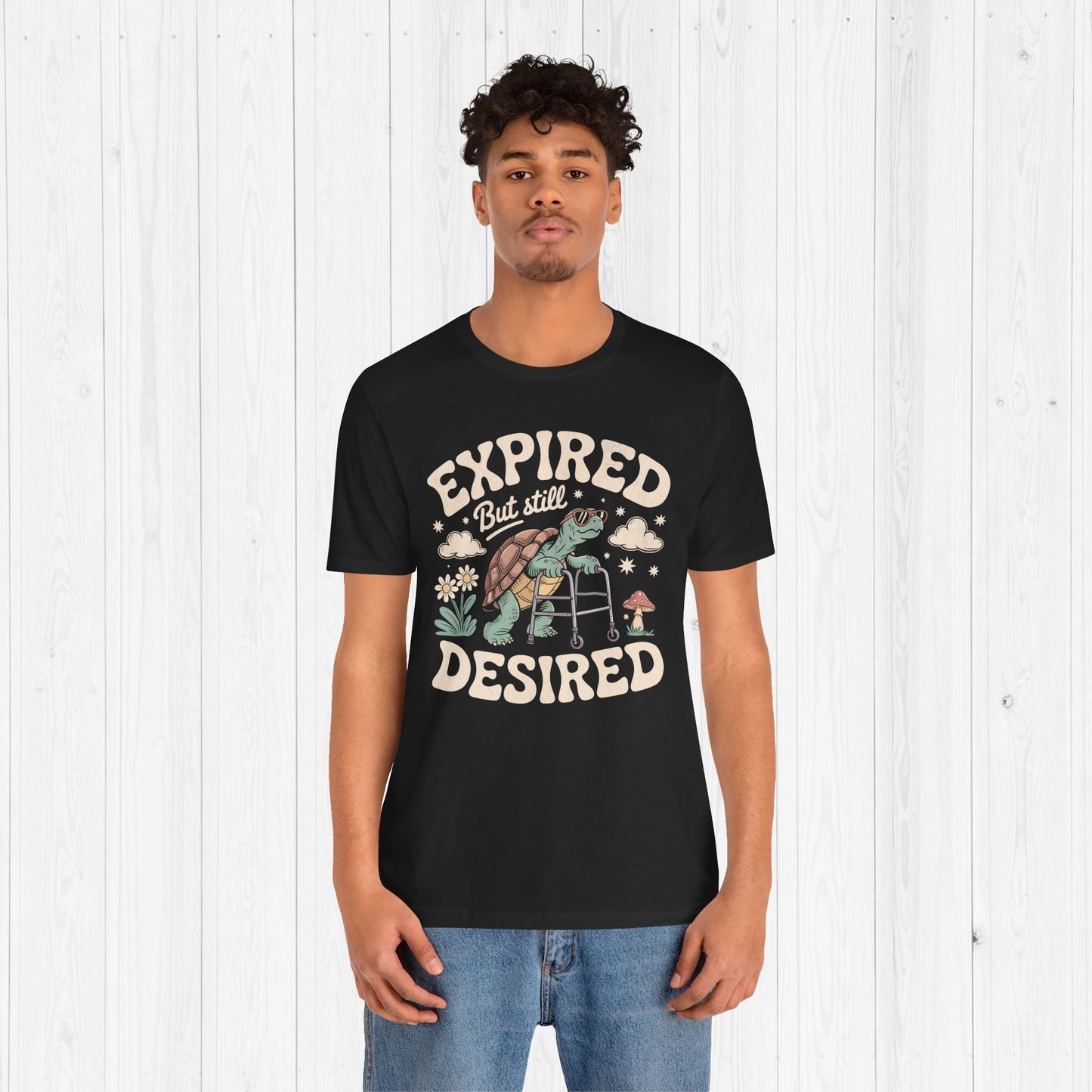 Expired but Still Desired Frog Tee – Funny Retirement Gift