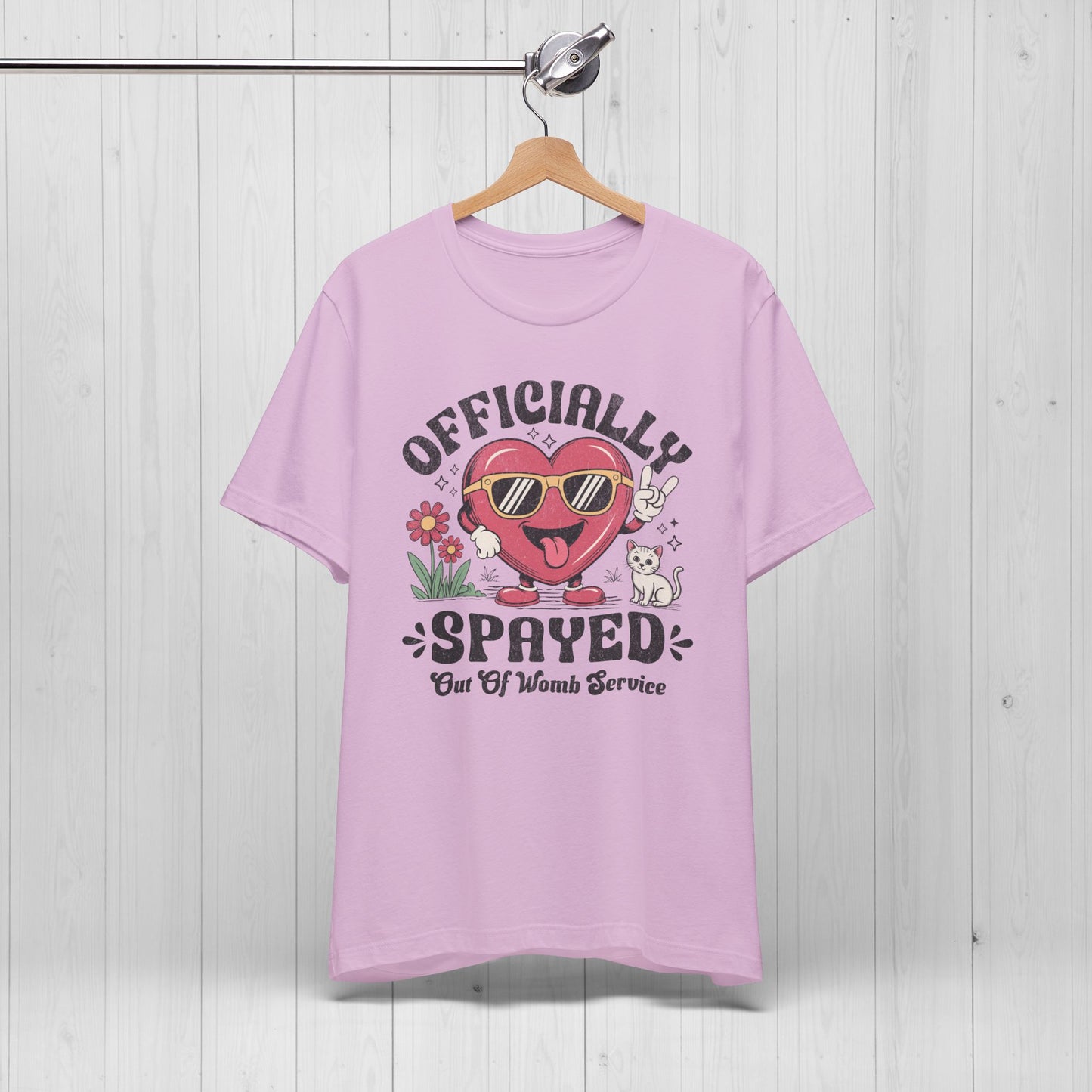 Officially Spayed Tee – Funny Hysterectomy Shirt