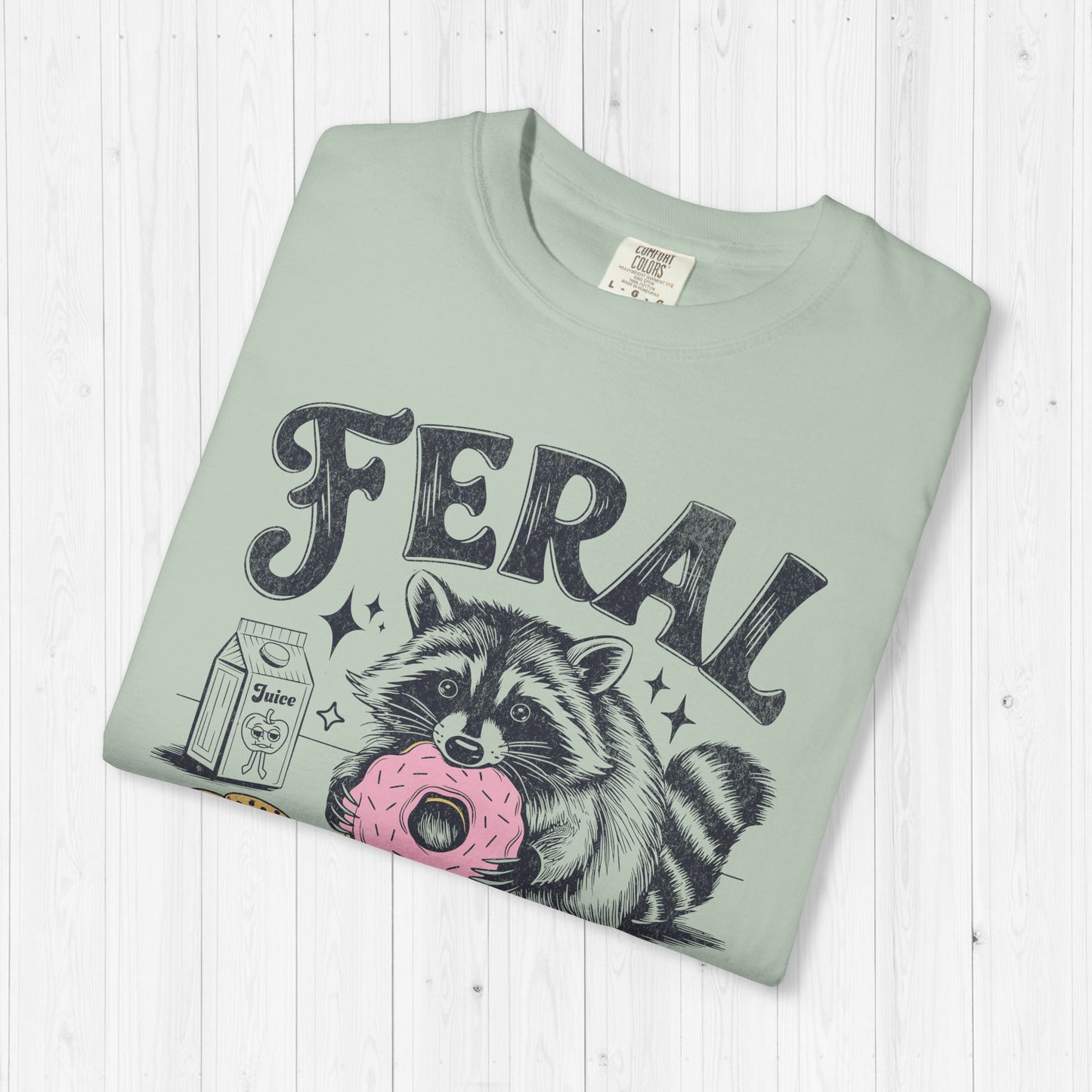 Feral Like My Blood Sugar Shirt – Funny Raccoon Diabetic Tee