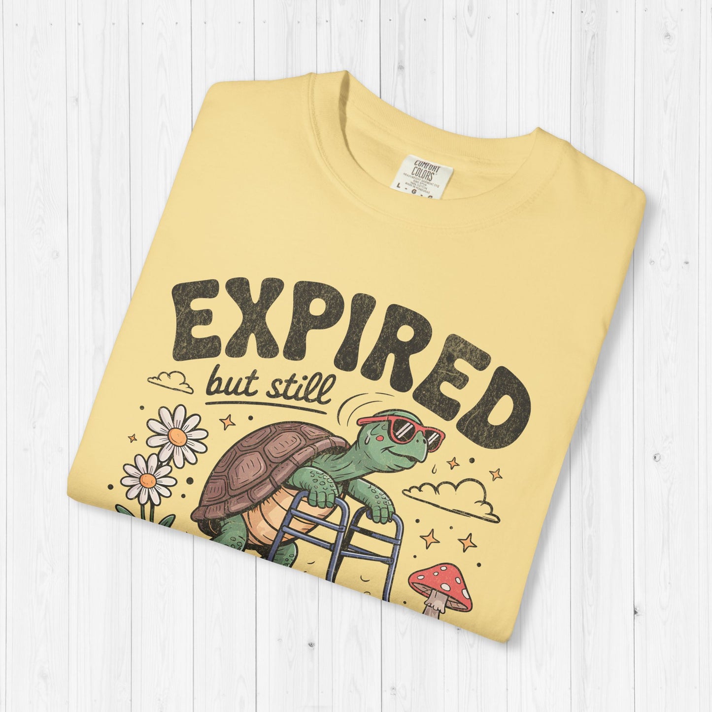 Expired but Still Desired Funny Frog Retirement Tee
