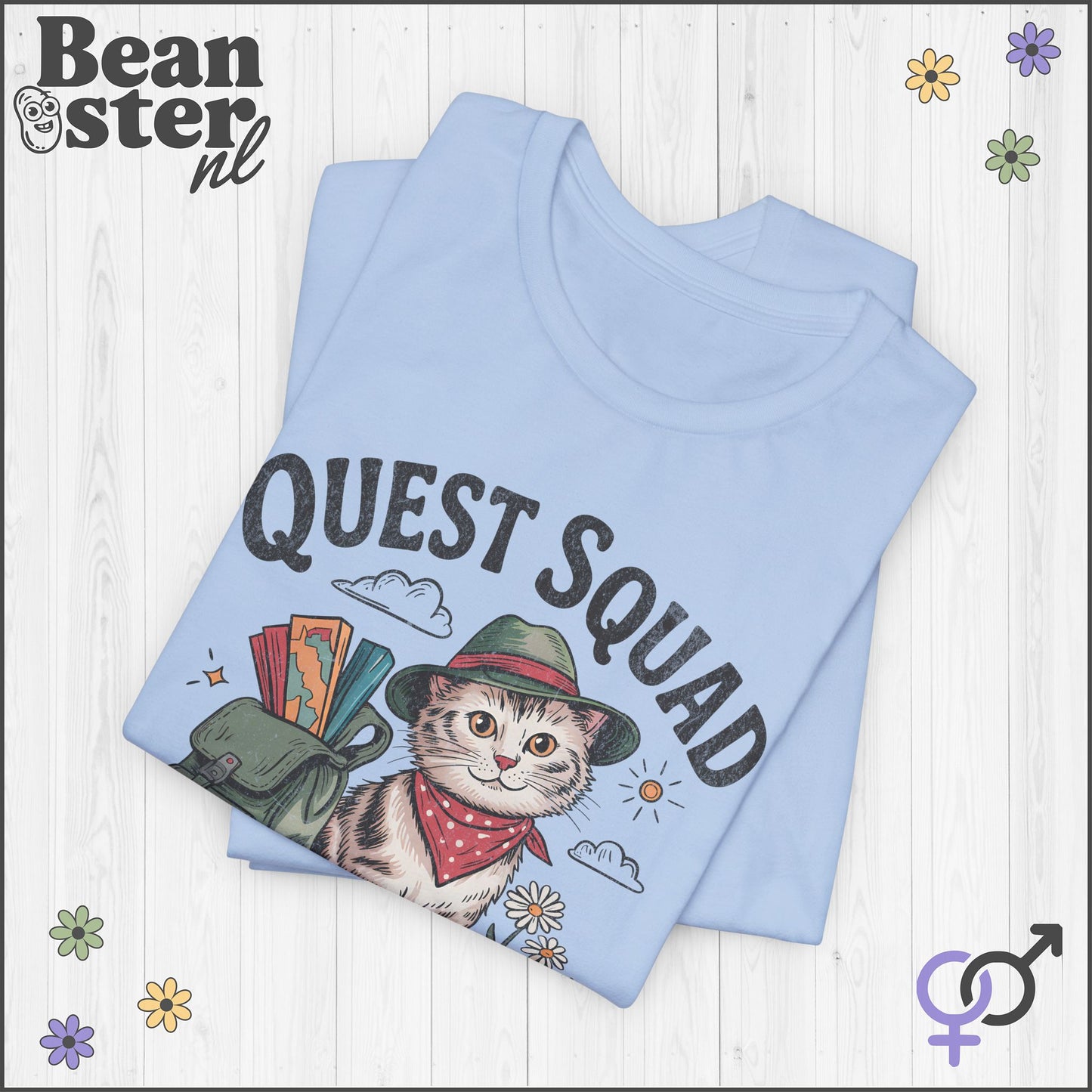 Quest Squad Broccoli Cat T-Shirt