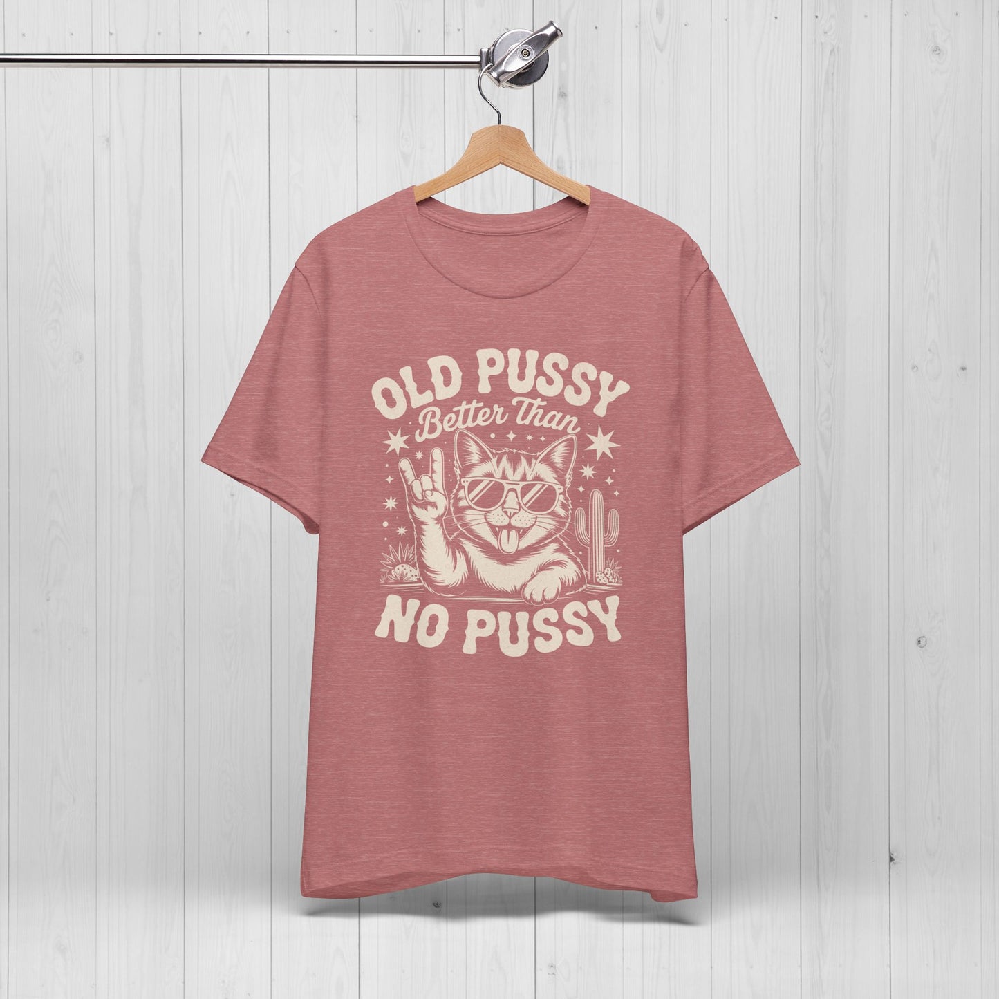 Old Pussy Cat Shirt – Funny Vintage Oversized Tee