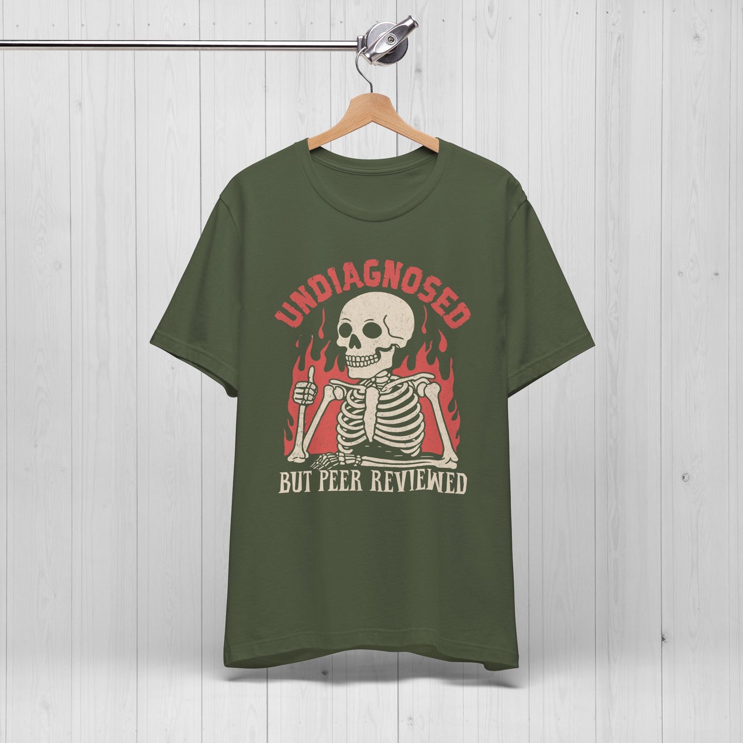 Undiagnosed But Peer Reviewed Skeleton T-Shirt 🔥