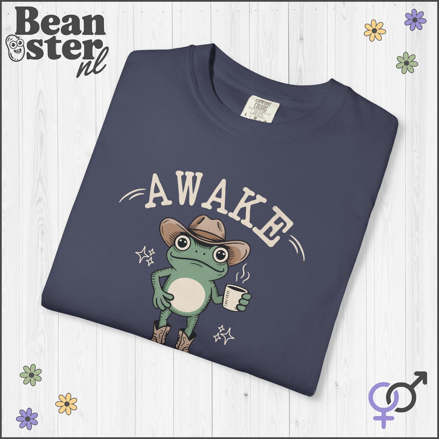 Always Tired Frog Meme T-Shirt – Funny Lazy Mood Tee
