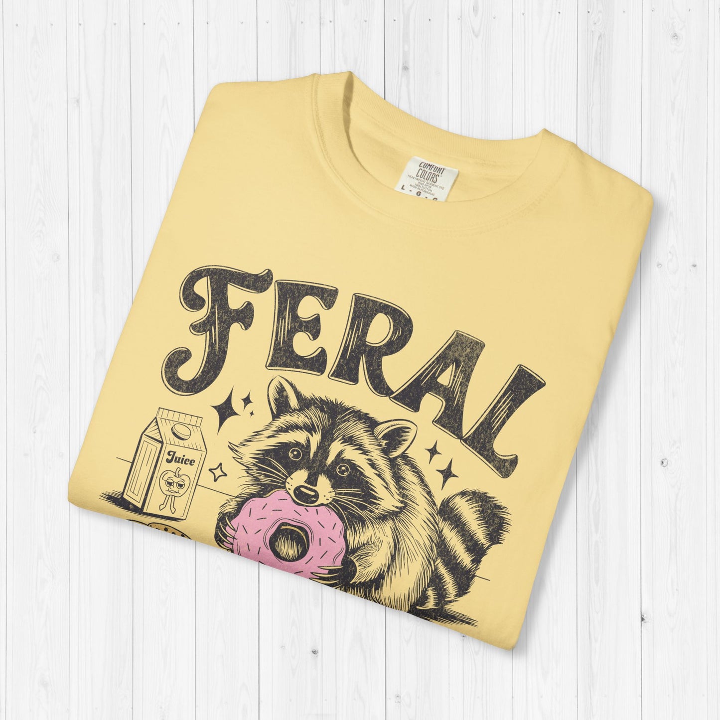 Feral Like My Blood Sugar Shirt – Funny Raccoon Diabetic Tee