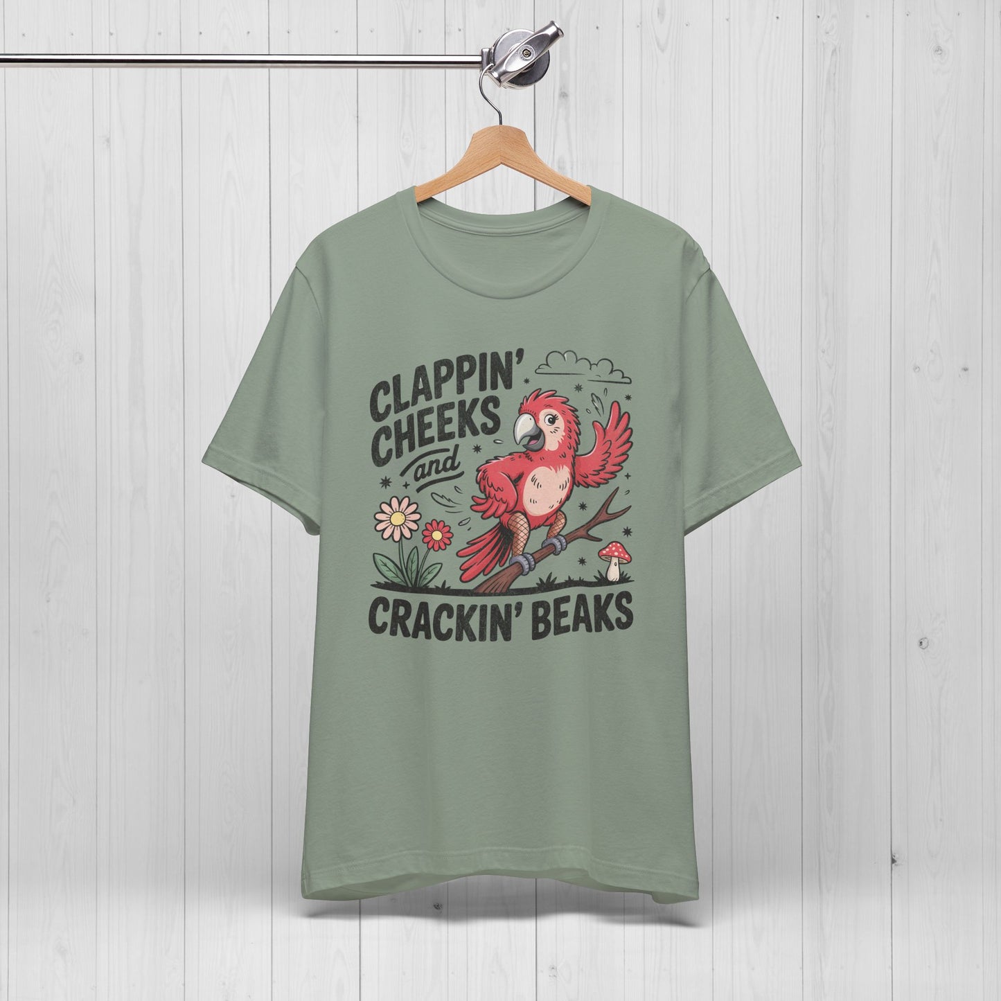 Clappin' Cheeks Sassy Parrot Shirt