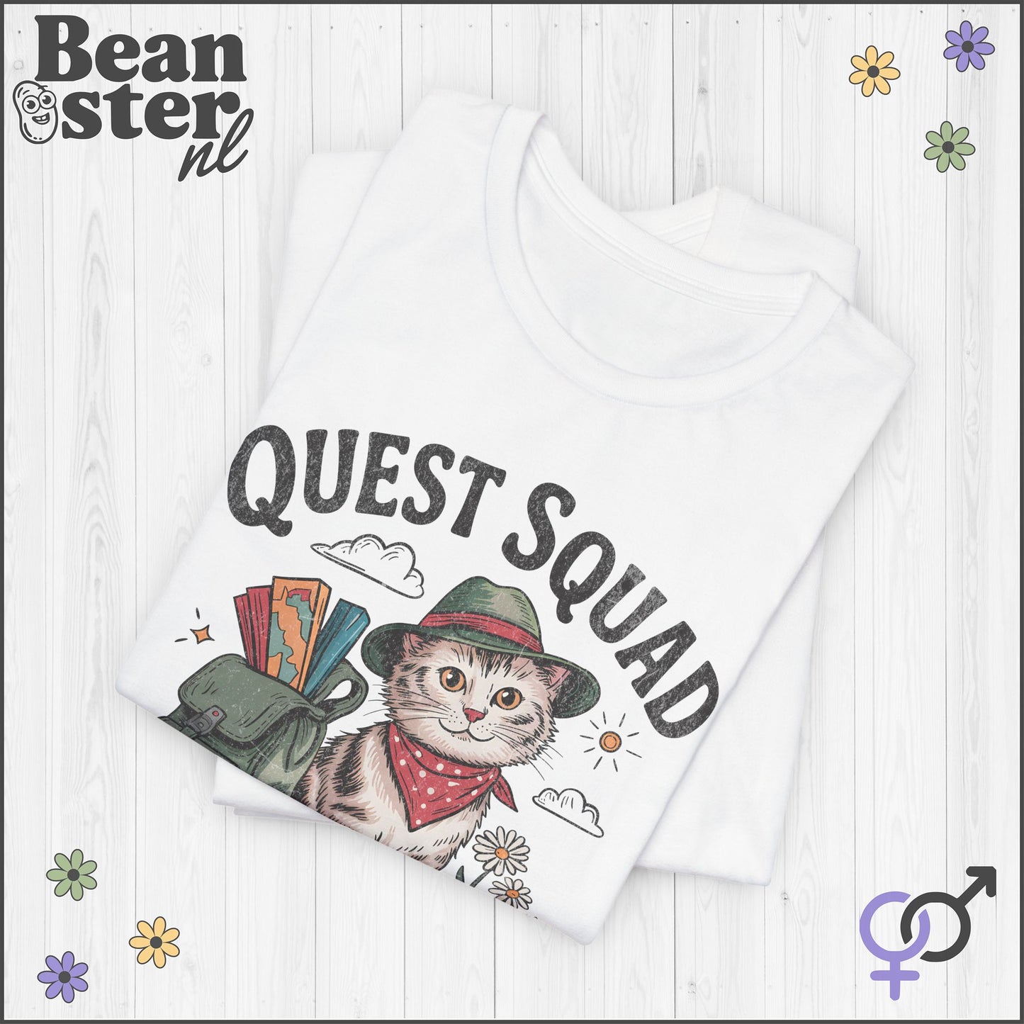 Quest Squad Broccoli Cat T-Shirt