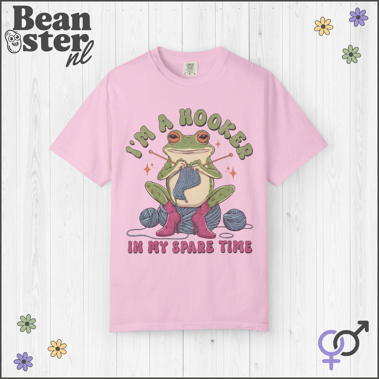 I'm A Hooker in My Spare Time Shirt Funny Knitting Tee