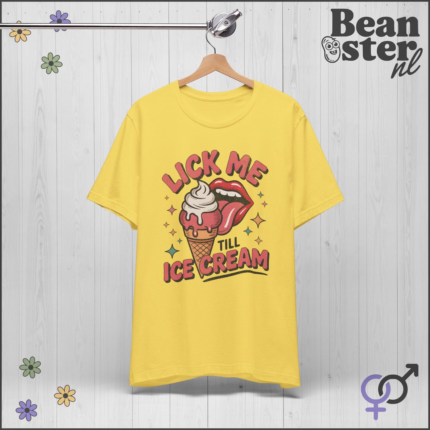Lick Me Till Ice Cream | Funny Retro Style Tee