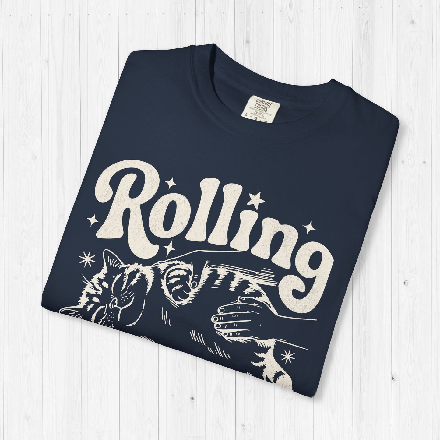 Rolling Fatties Cat Shirt Funny Cannabis Tee