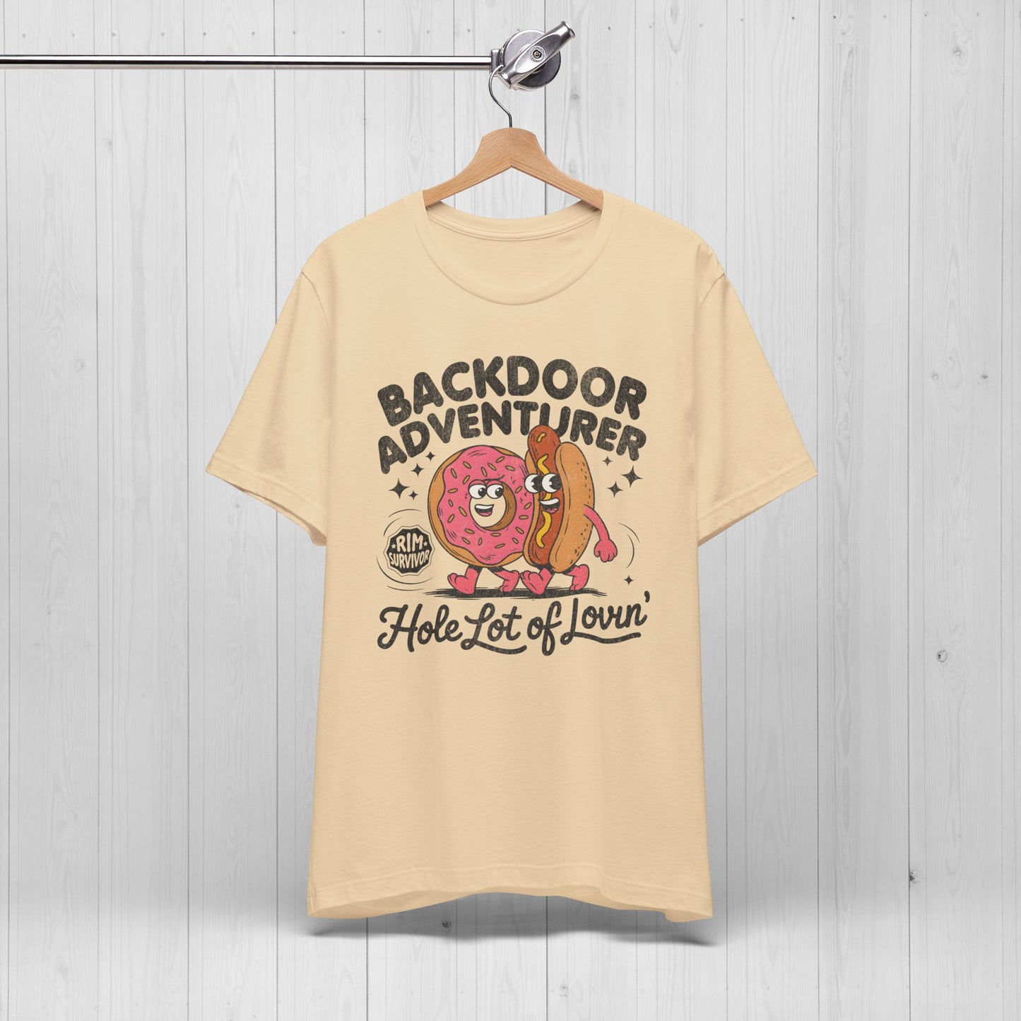🎯Backdoor Adventurer Shirt | Donut Hotdog Tee