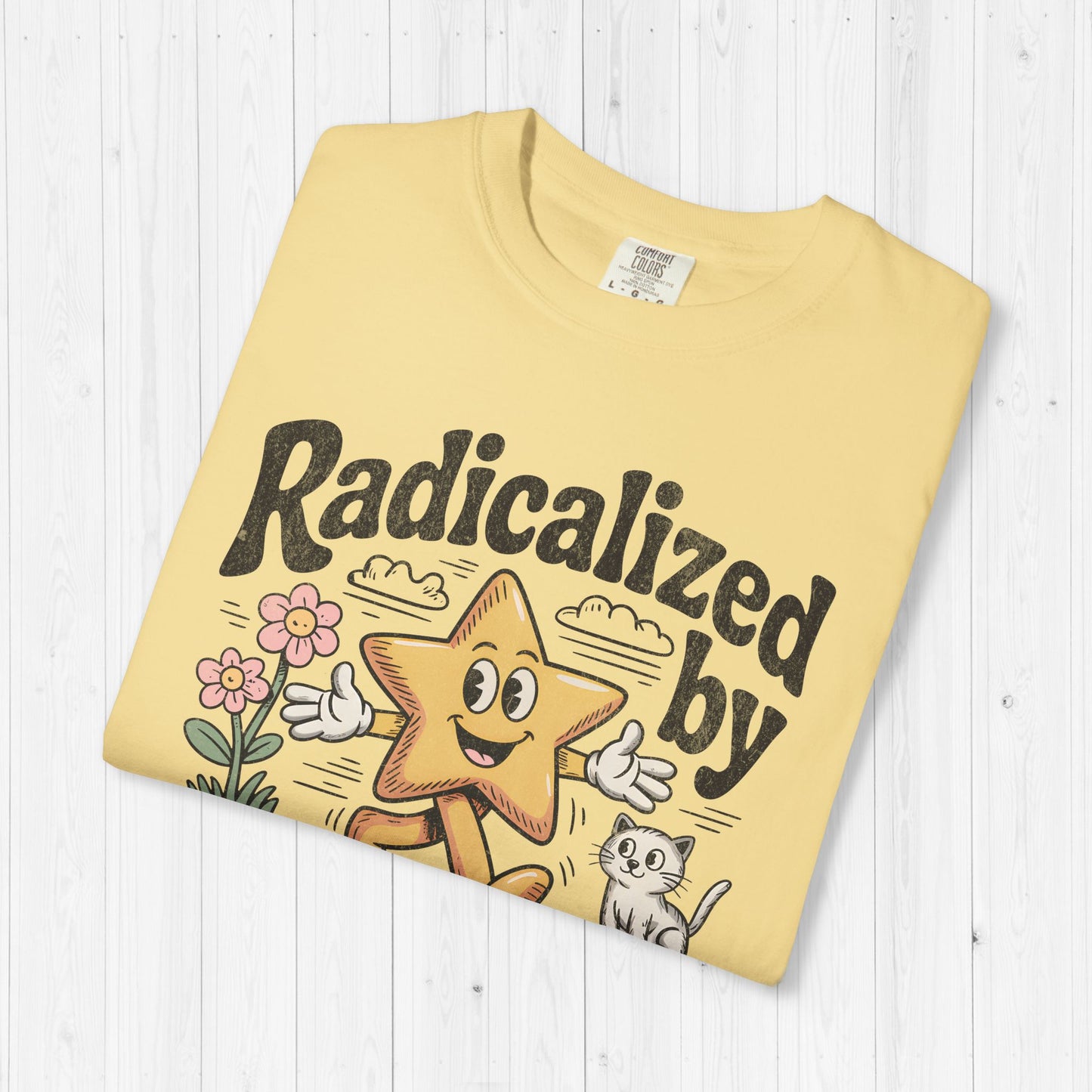 Radicalized By Basic Decency Star Graphic T-Shirt