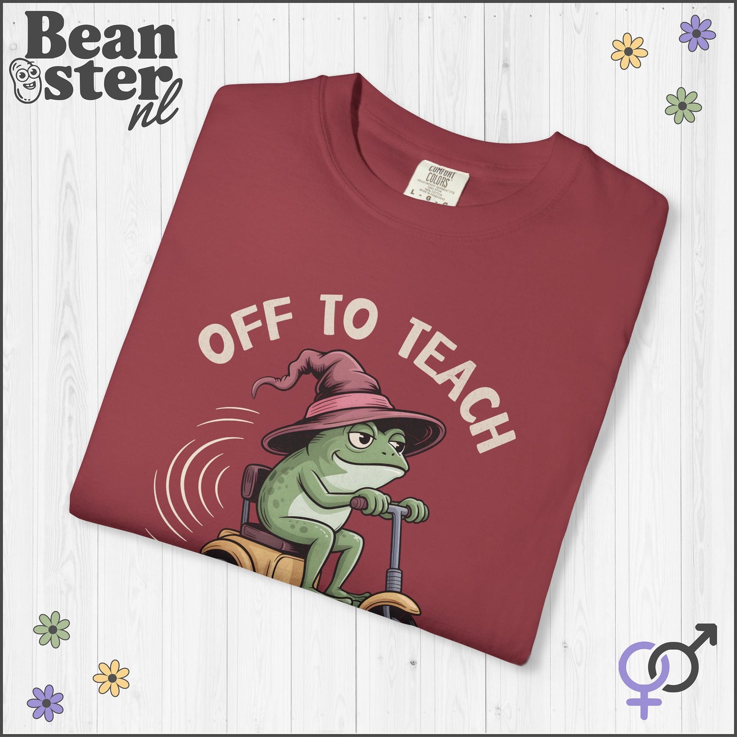 Funny Frog Scooter Science Teacher Shirt