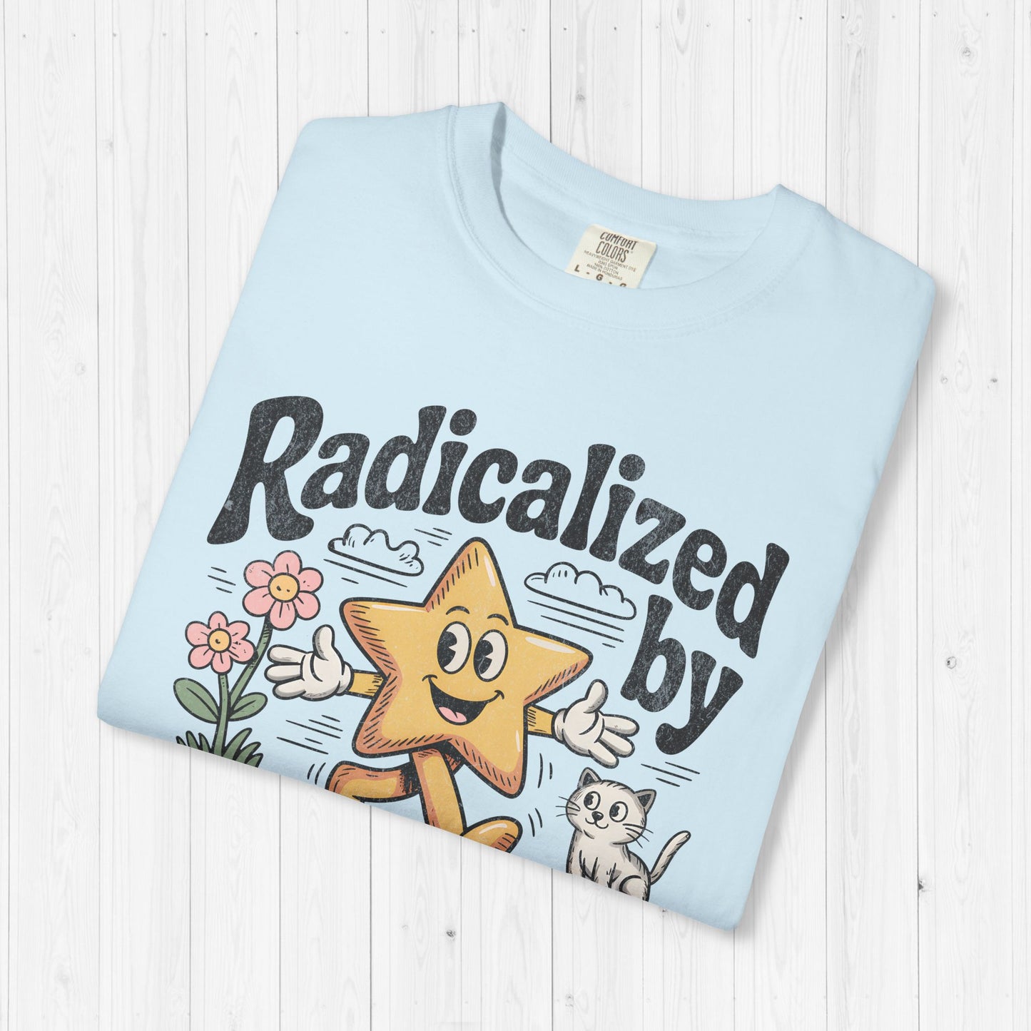 Radicalized By Basic Decency Star Graphic T-Shirt