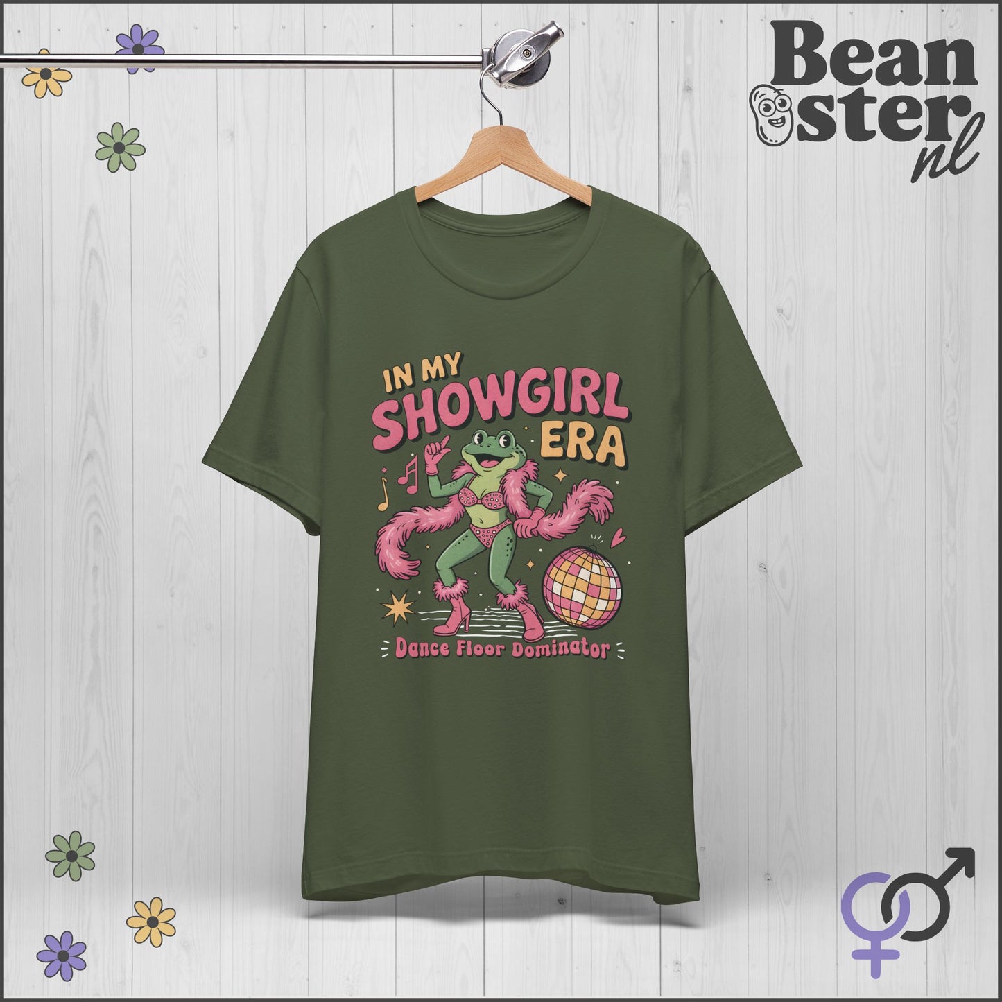 In My Showgirl Era Disco Frog T-Shirt – Funny Retro Tee