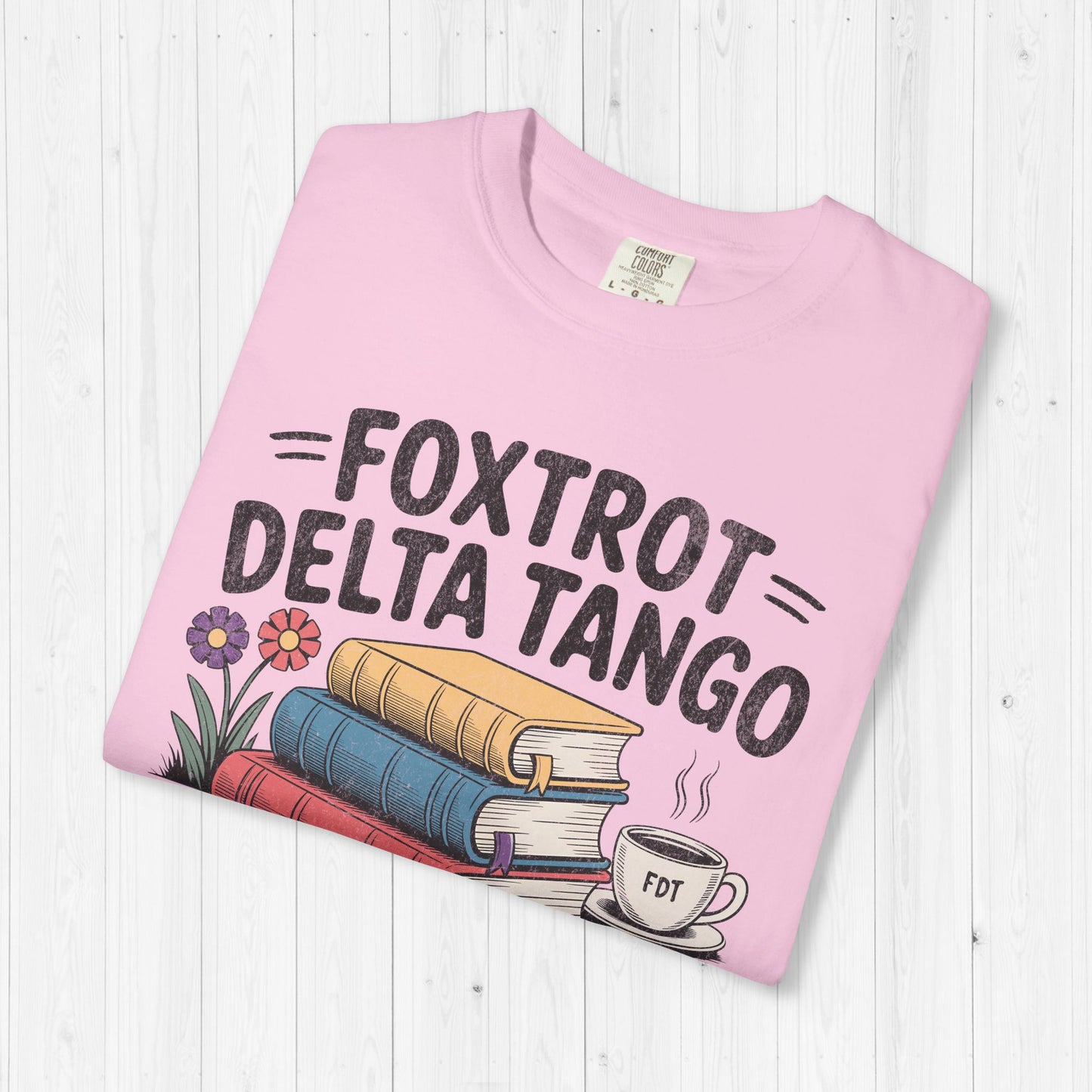 Foxtrot Delta Tango Book Stack Tee – Subtle FDT Shirt