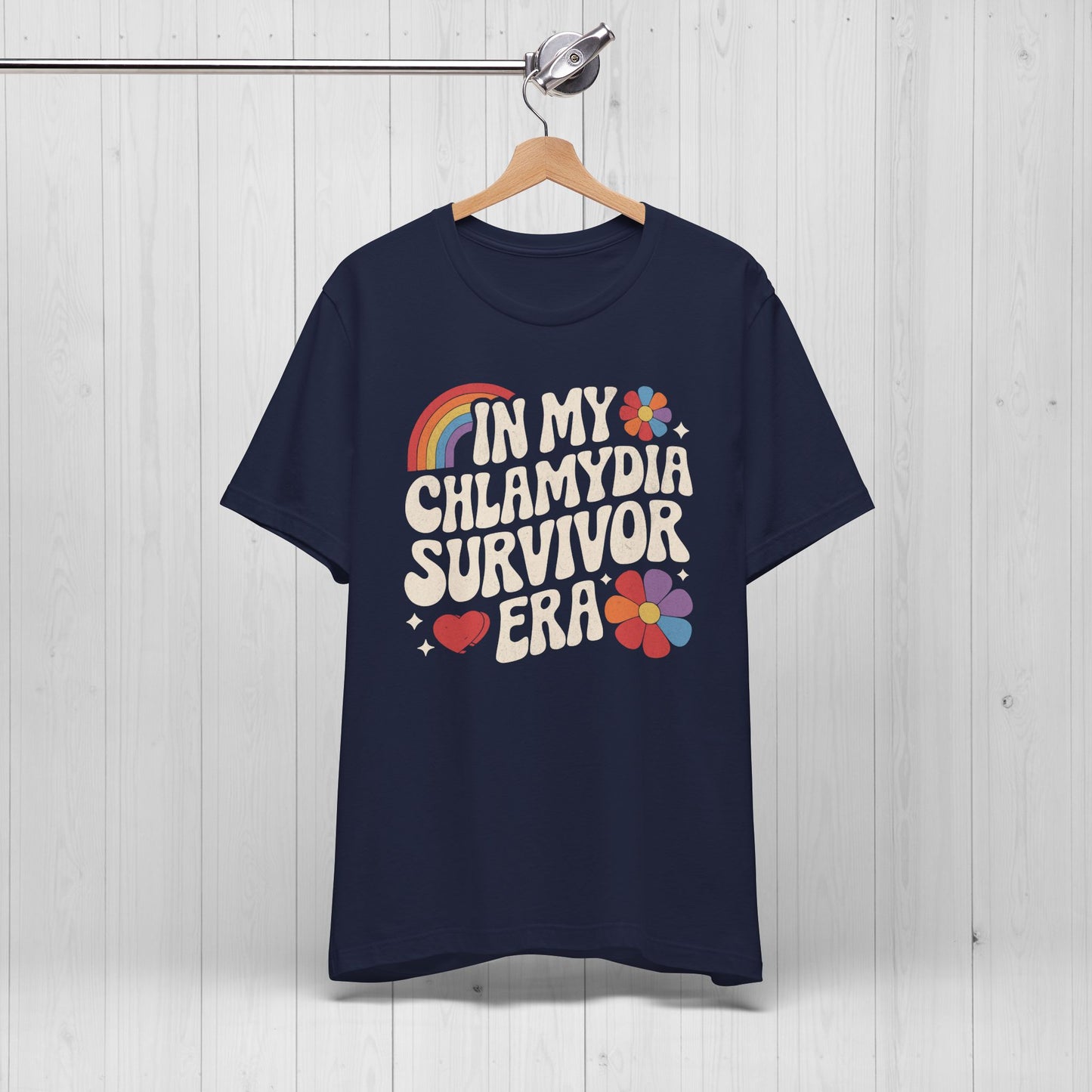 In My Chlamydia Survivor Era Shirt โ Funny Retro Tee