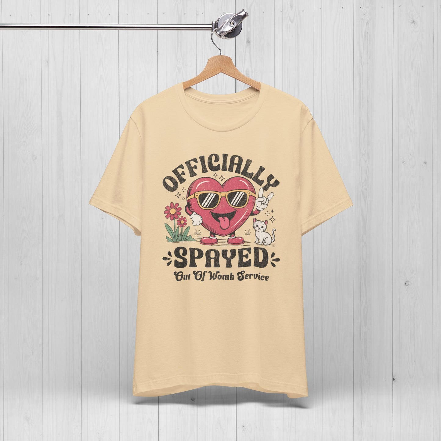 Officially Spayed Tee – Funny Hysterectomy Shirt