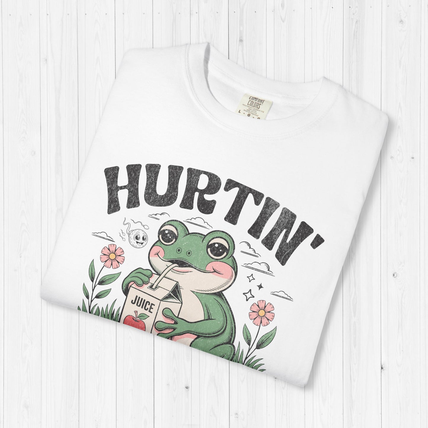 Hurtin' For A Squirtin' Funny Frog T-Shirt | Edgy Meme Tee Gift