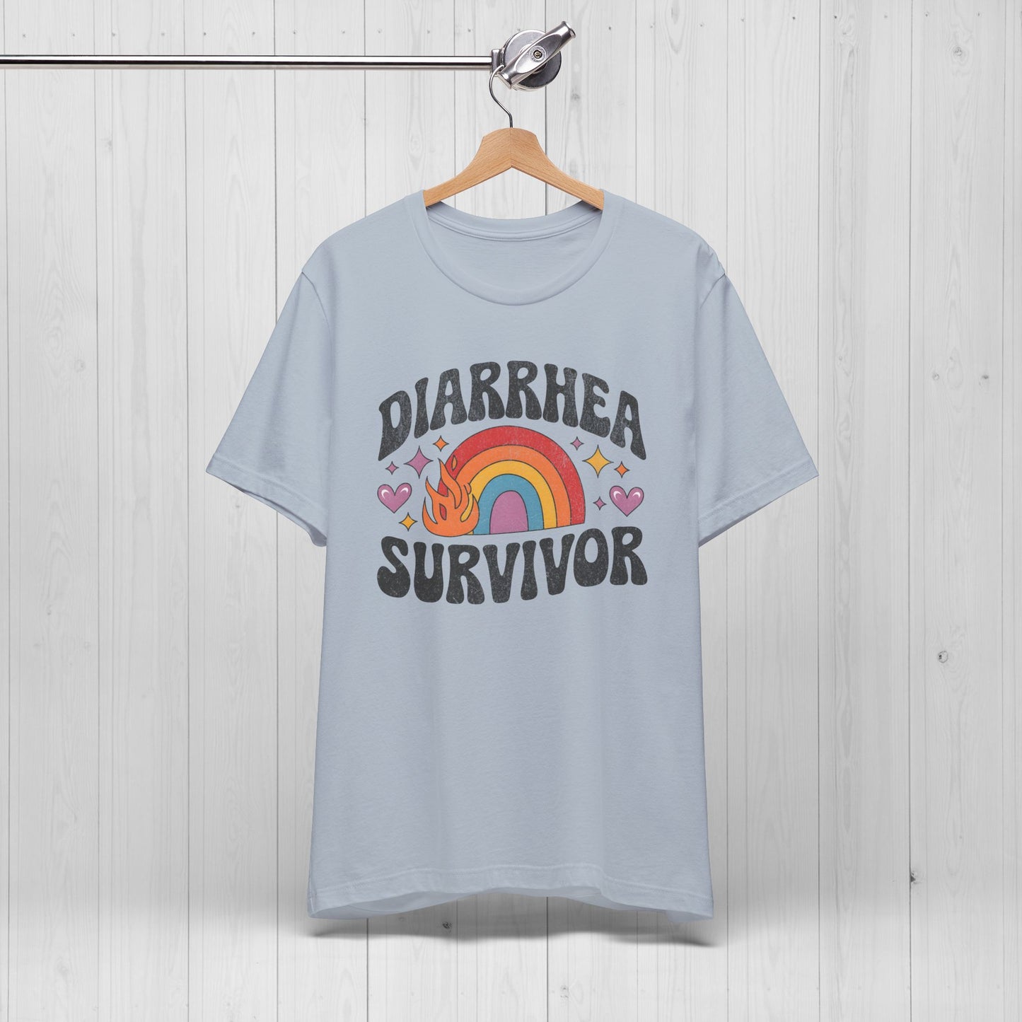 Diarrhea Survivor Groovy Tee – Funny Humor Shirt