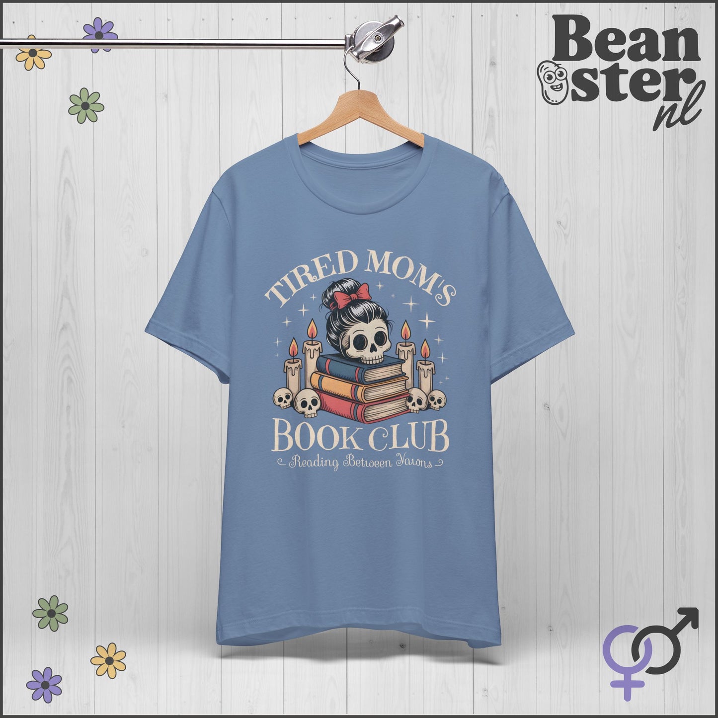 Tired Mom's Book Club Shirt – Funny Literary Mom Tee